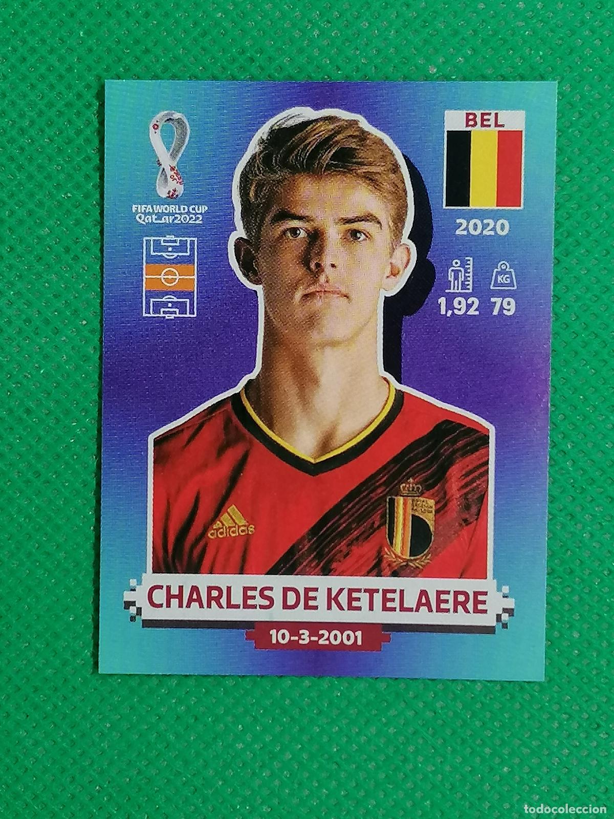 Football Stickers: BEL 12 BEL12 CHARLES DE KETELAERE BELGICA ⚽ PANINI MUNDIAL WORLD CUP QATAR 2022 STICKER ⚽