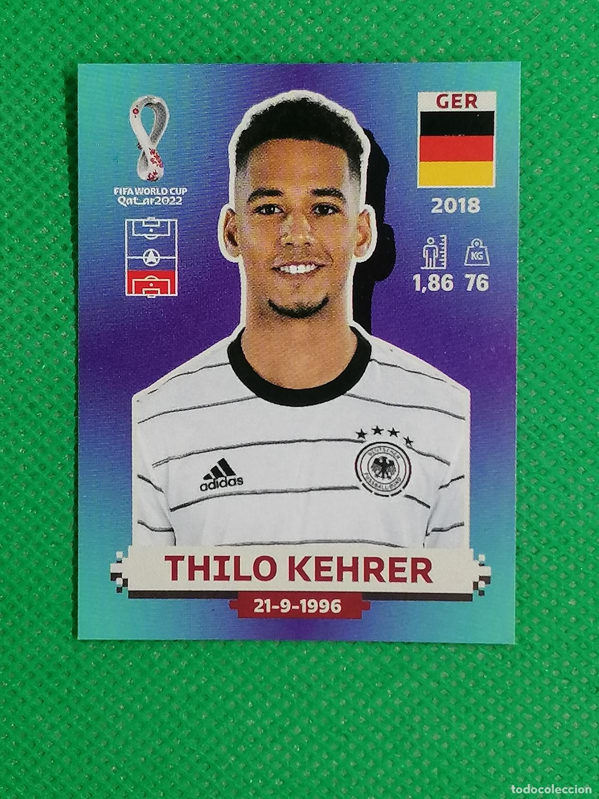 Cromos de f&uacute;tbol: GER 7 GER7 THILO KEHRER ALEMANIA ⚽ PANINI MUNDIAL WORLD CUP QATAR 2022 STICKER ⚽
