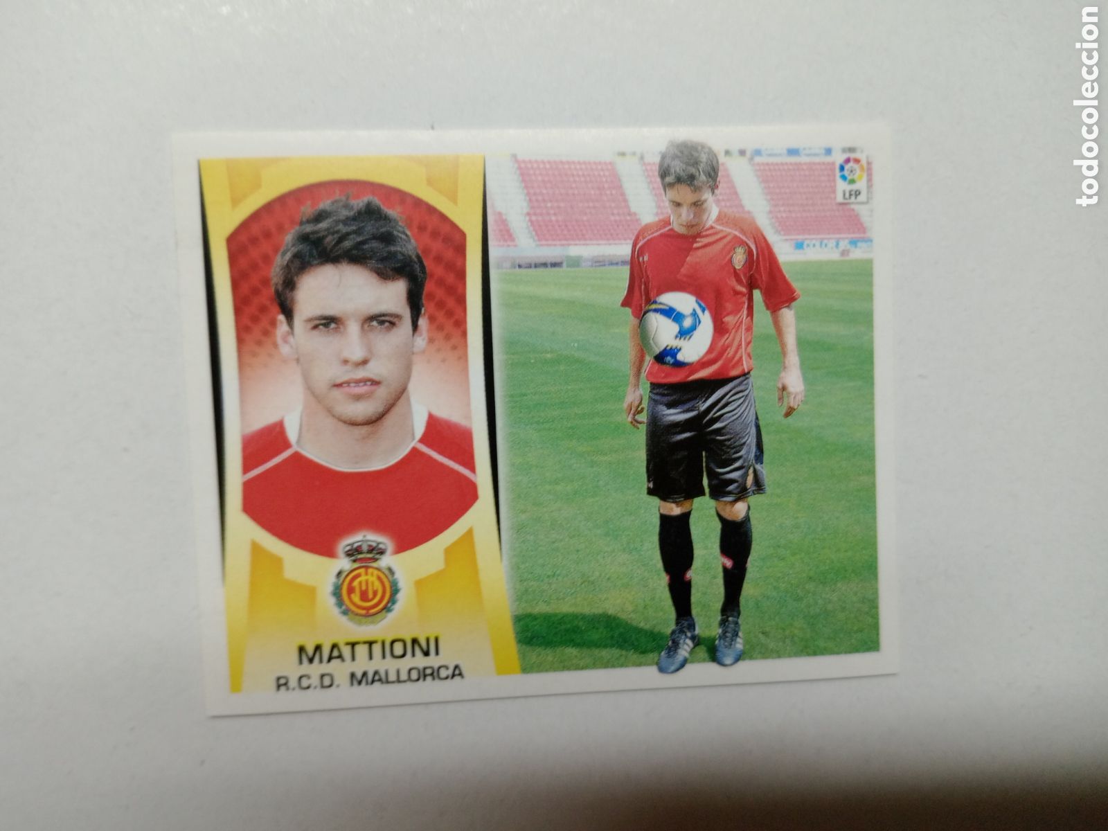 Cromos de F&uacute;tbol: ESTE 2009-10 COLOCA MATTIONI CROMO NUEVO NUNCA PEGADO EN PERFECTO ESTADO