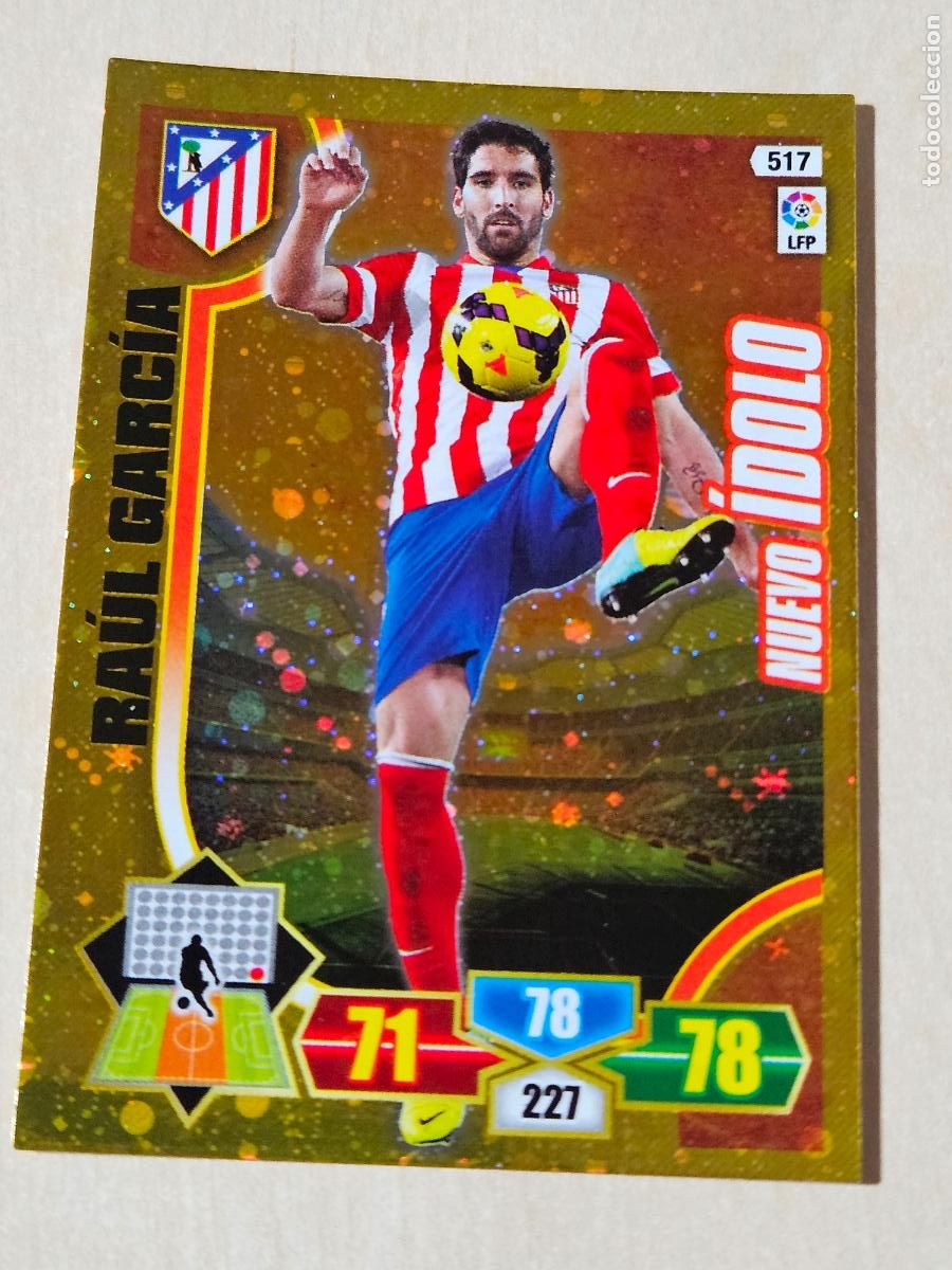 Football Stickers: FICHA N&ordm; 517 RAUL GARCIA - ADRENALYN 13 14 - PANINI 2013 -14 - CROMO - NUEVO IDOLO