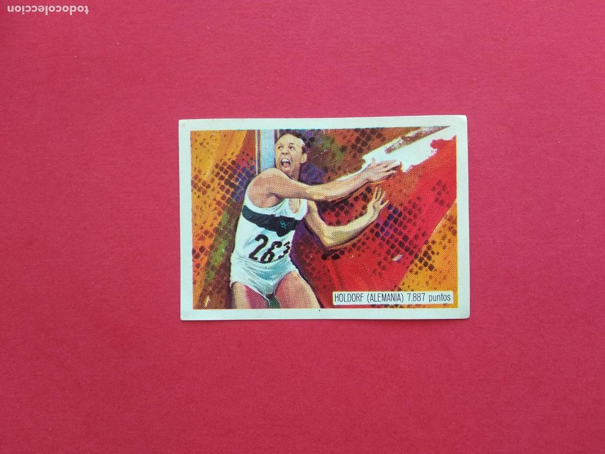 Cromos de f&uacute;tbol: NESTLE LOS JUEGOS OLIMPICOS DE TOKIO 1964 CROMO DESPEGADO N&ordm; 216 HOLDORF