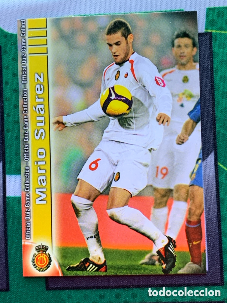 Football Stickers: 232 M.Suarez Mallorca Base card MUNDICROMO FICHAS LIGA 2009 2010 09 10
