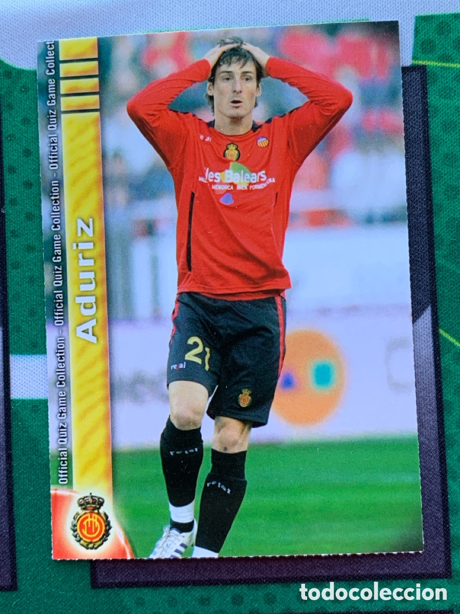 Football Stickers: 235 Aduriz Mallorca Base card MUNDICROMO FICHAS LIGA 2009 2010 09 10