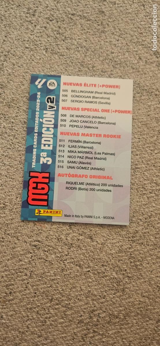 Cromos de f&uacute;tbol: 3 edici&oacute;n listado megacracks 2023 2024 23 24