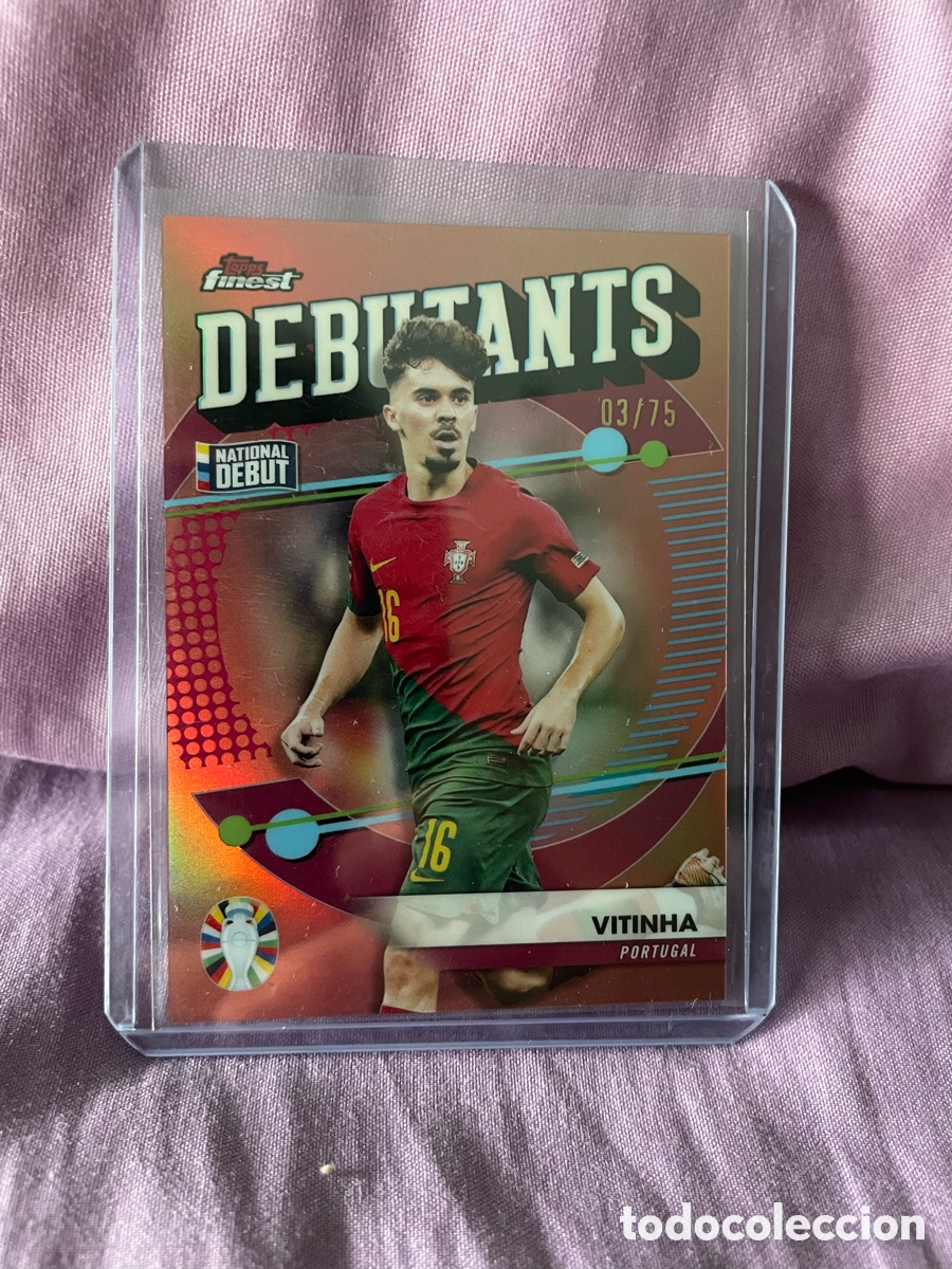 Cromos de f&uacute;tbol: Vitinha numerada Topps - Foto 1