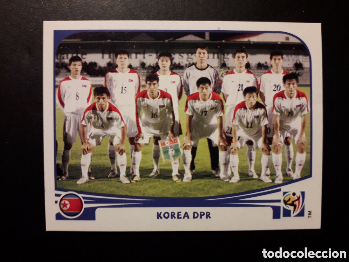 Cromos de F&uacute;tbol: EQUIPO COREA NORTE N&deg; 505 MUNDIAL SUD&Aacute;FRICA 2010 PANINI, PEDIDO M&Iacute;NIMO 3&euro;