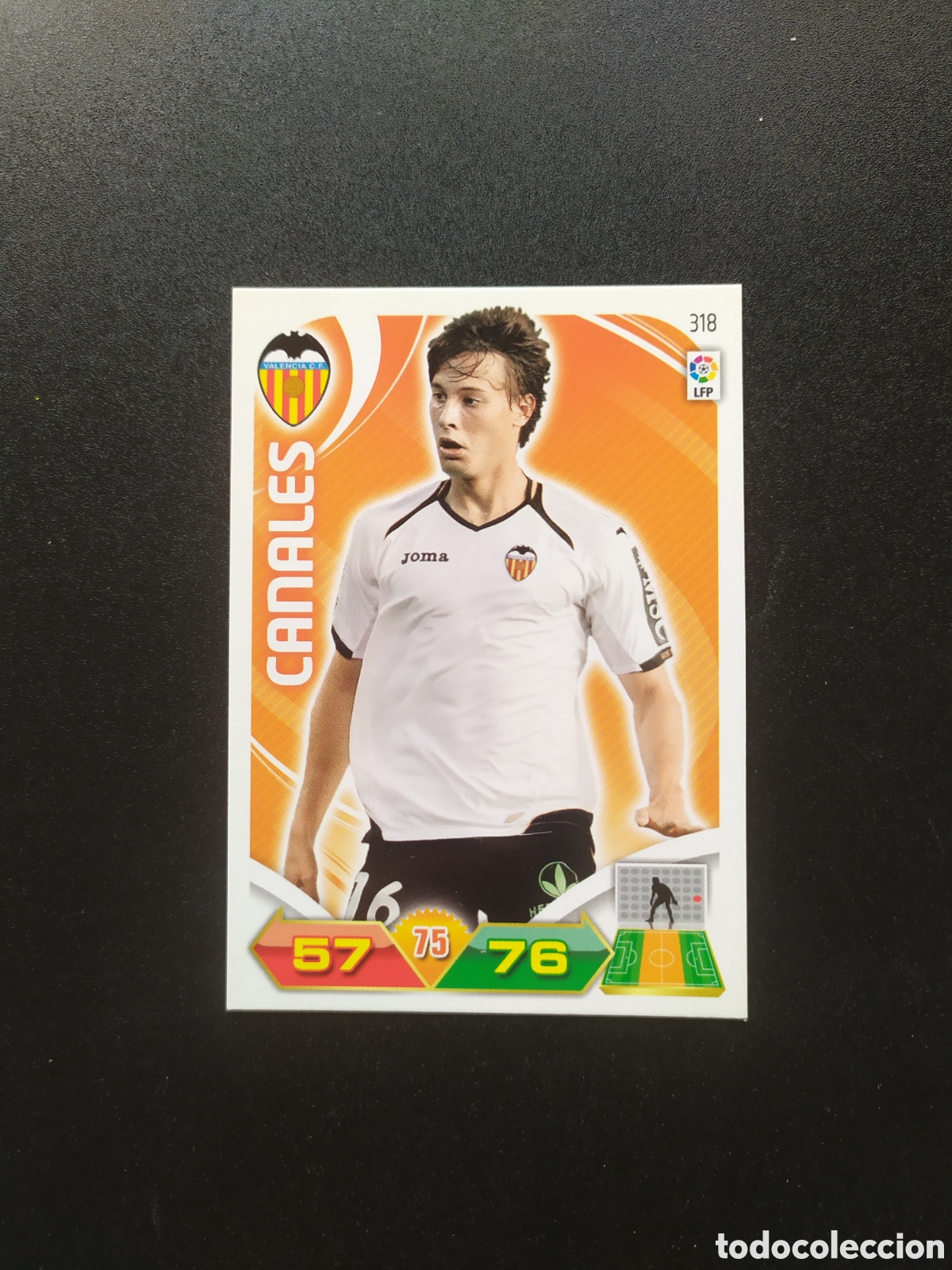 Figurine di Calcio: Adrenalyn 2011 2012 11 12 panini Canales n&deg; 318 Valencia