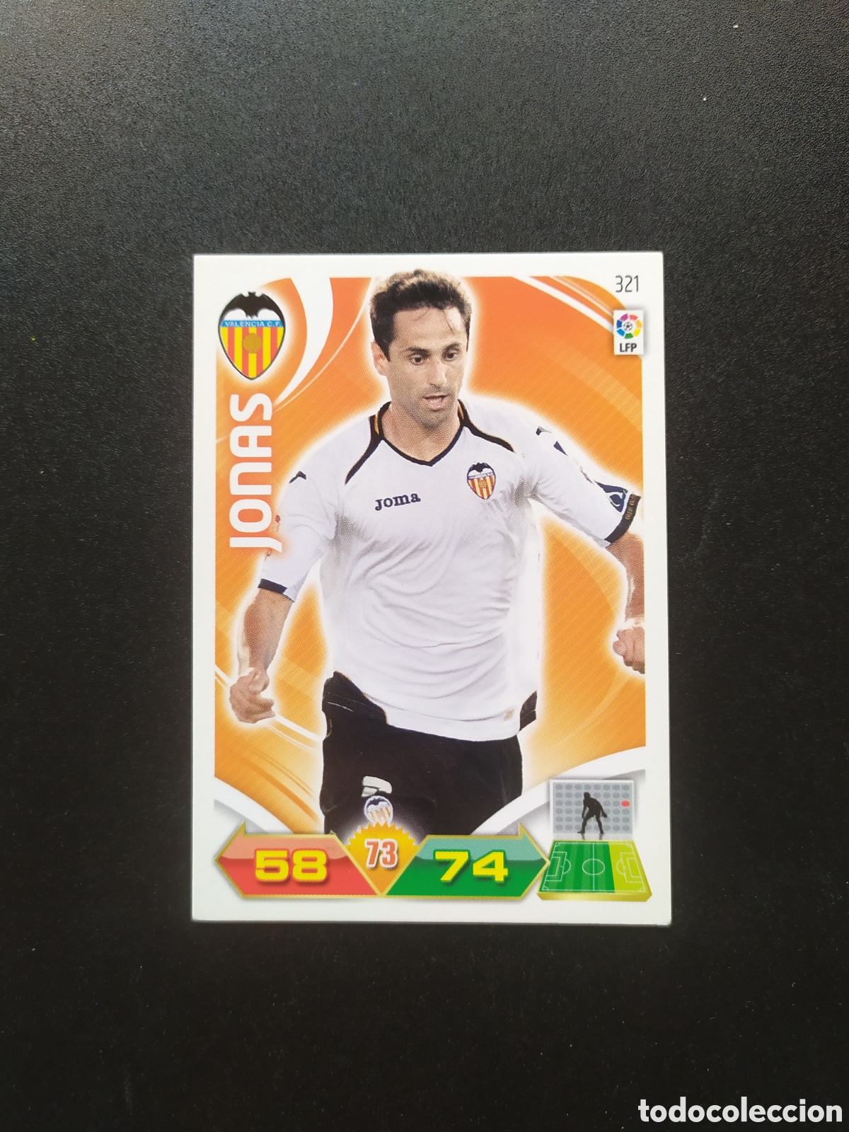 Football Stickers: Adrenalyn 2011 2012 11 12 panini Jonas n&deg; 321 Valencia