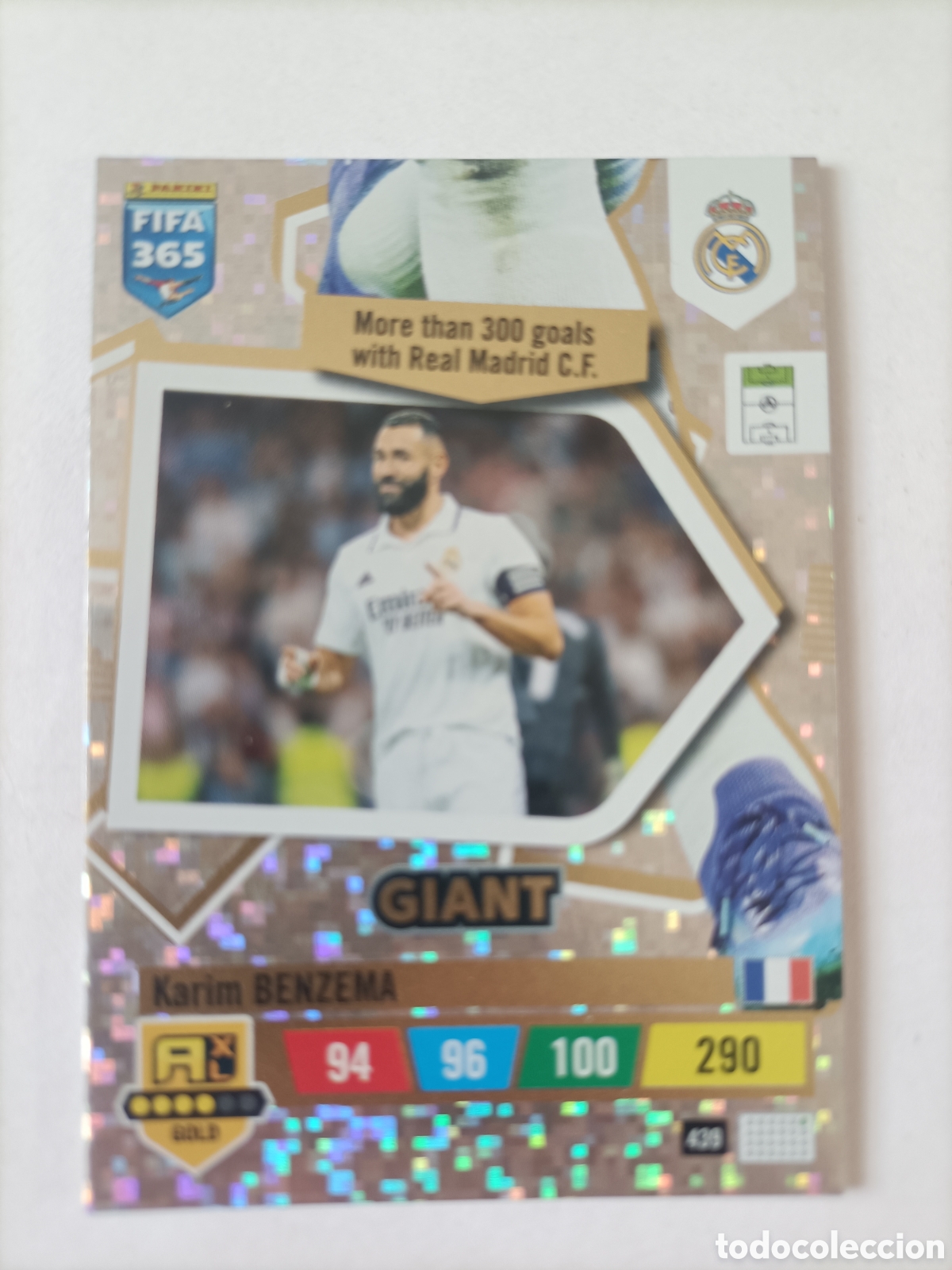 Cromos de F&uacute;tbol: Benzema 439 Giant Adrenalyn Fifa 365 2023