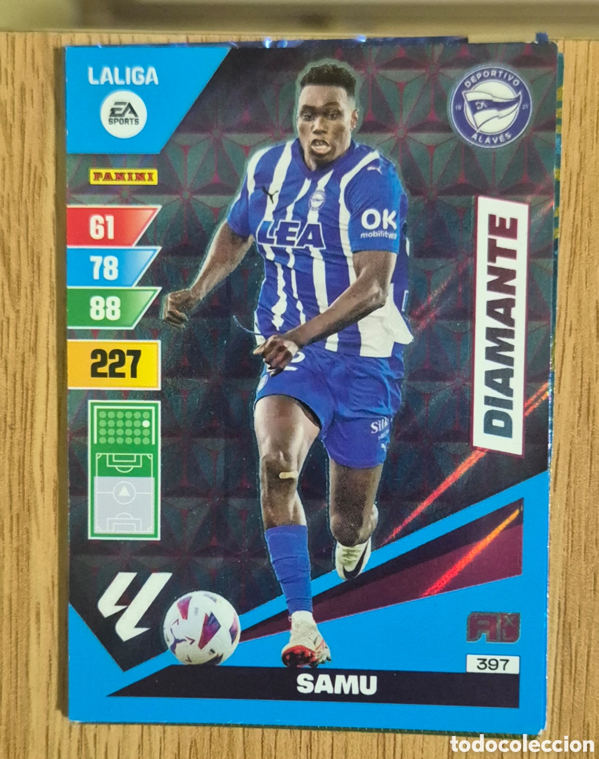 Football Stickers: Samu alaves diamante adrenalyn 24