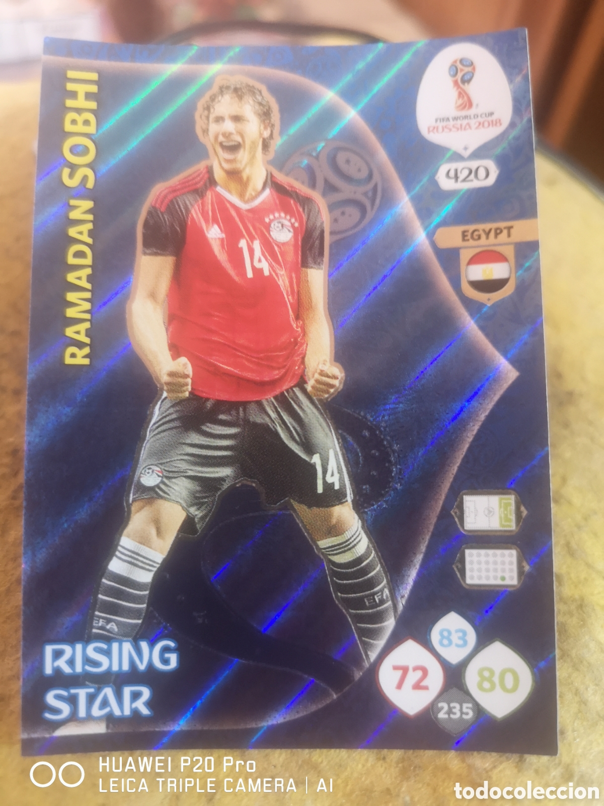Cromos de F&uacute;tbol: ADRENALYN XL FIFA WORLD CUP RUSSIA 2018 RISING STAR - 420 RAMADAN SOBHI / EGYPT