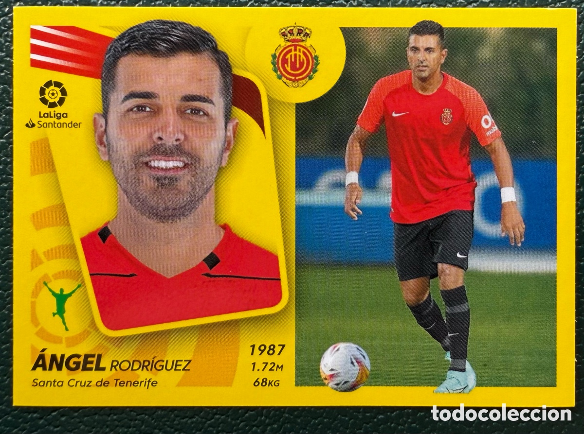 Fu&szlig;ball-Sticker: ANGEL RCD MALLORCA ULTIMOS FICHAJES N&ordm; 20 CROMOS ALBUM EDICIONES ESTE 2021 2022 21 22