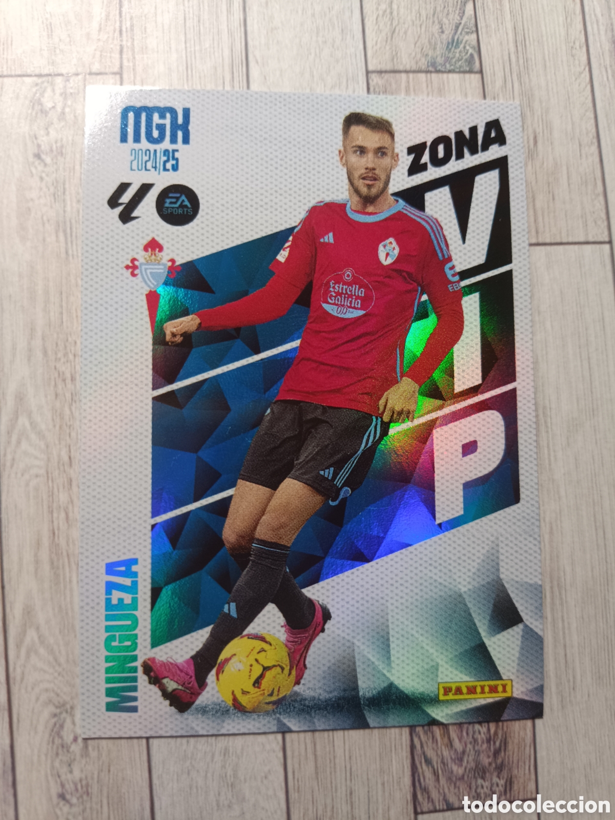 Cromos de F&uacute;tbol: 505 MINGUEZA REAL CLUB CELTA ZONA VIP MEGACRACKS MGK 2024 2025 PANINI 24 25