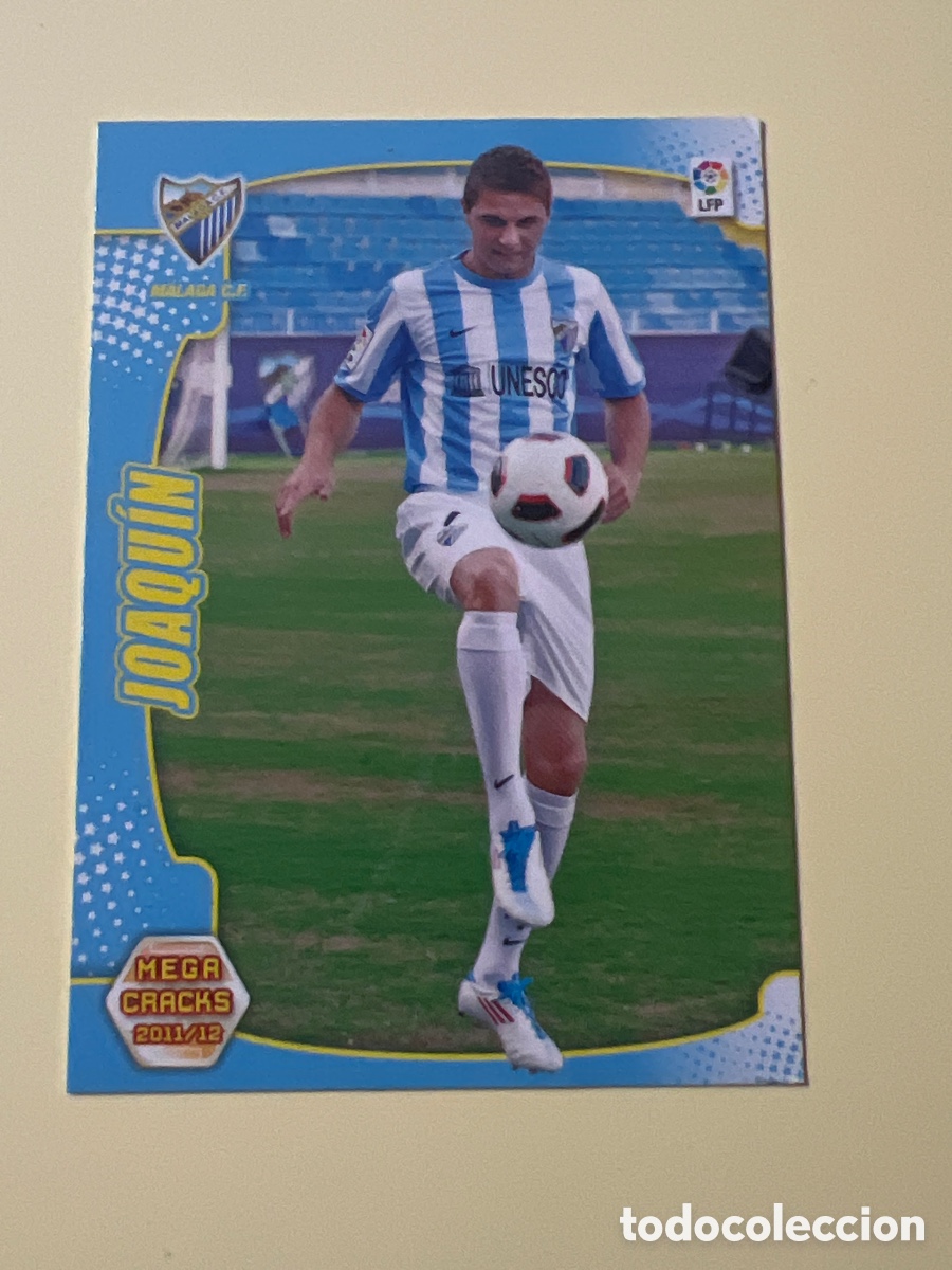 Fu&szlig;ball-Sticker: E1387. Joaquin fichaje 436 megacracks 2011/12 malaga