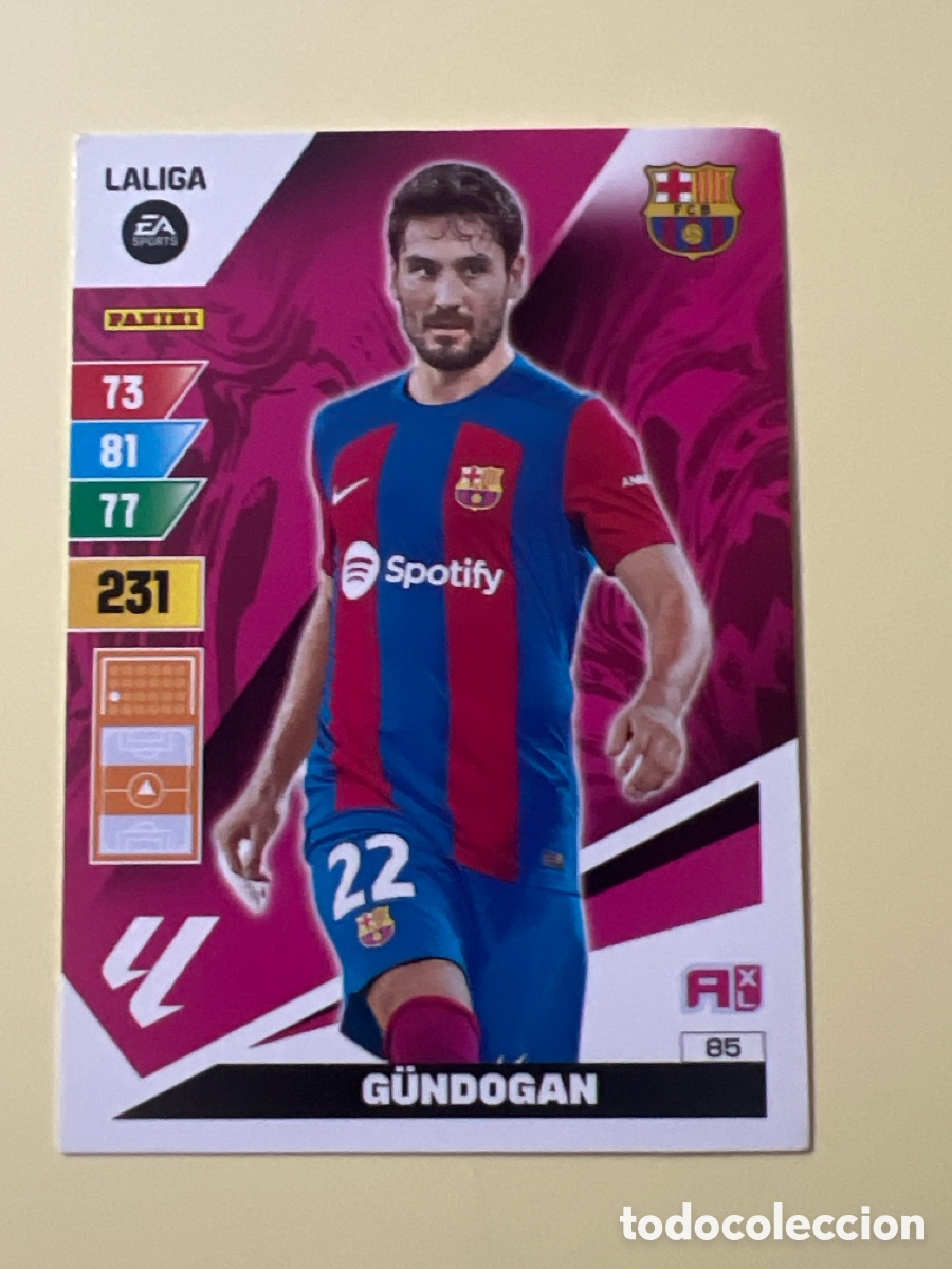 Fu&szlig;ball-Sticker: E1567. Gundogan 85 Barcelona - Adrenalyn 2023 2024 23 24