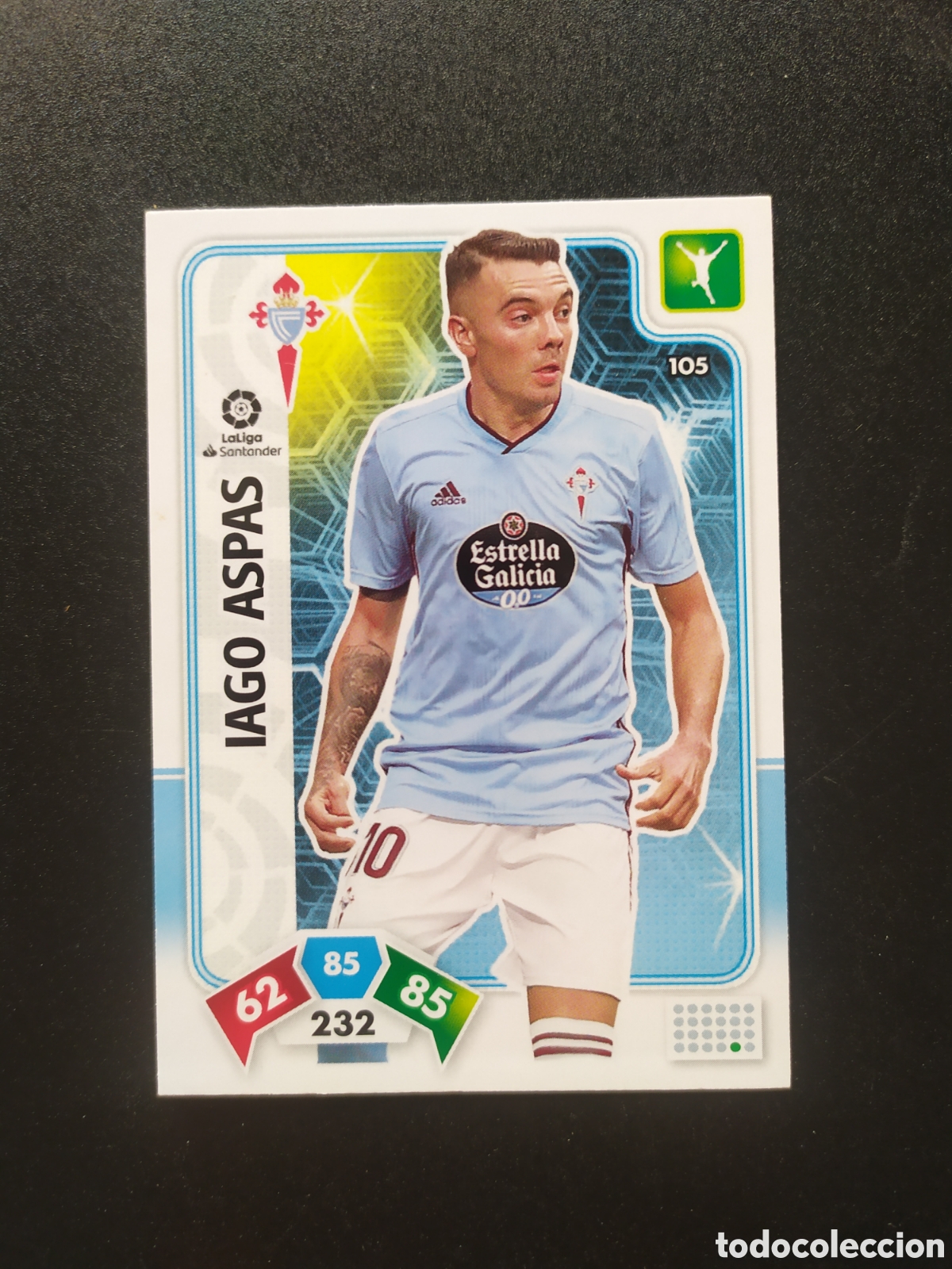 Cromos de F&uacute;tbol: Adrenalyn 2019 2020 19 20 panini Iago Aspas n&deg; 105 Celta Vigo