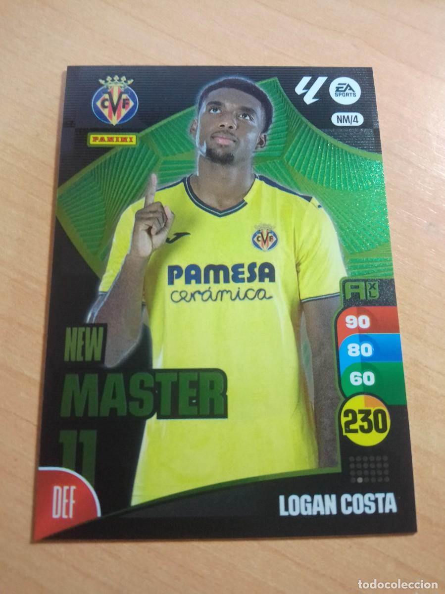 Cromos de F&uacute;tbol: NM 4 LOGAN COSTA NEW MASTER DEL VILLARREAL 2024 2025 ADRENALYN XL 24 25 PANINI