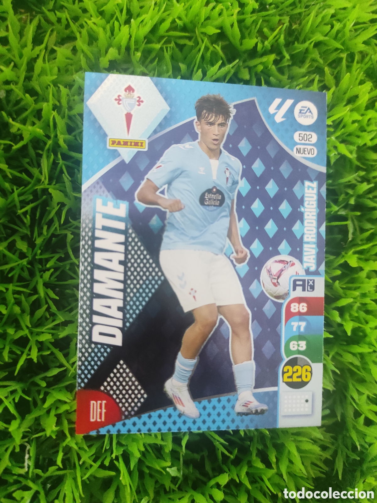 Cromos de F&uacute;tbol: Javi Rodriguez Celta De Vigo DIAMANTE Adrenalyn 24-25 # 502