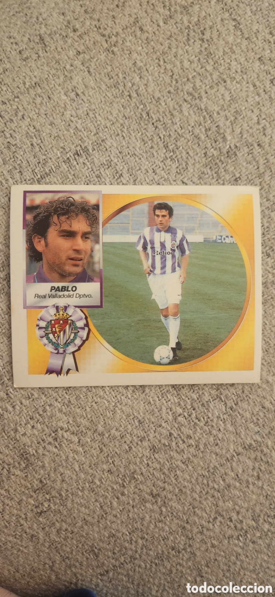 Cartes &agrave; collectionner de Football: Pablo valladolid coloca este 1994 1995 94 95 sin pegar