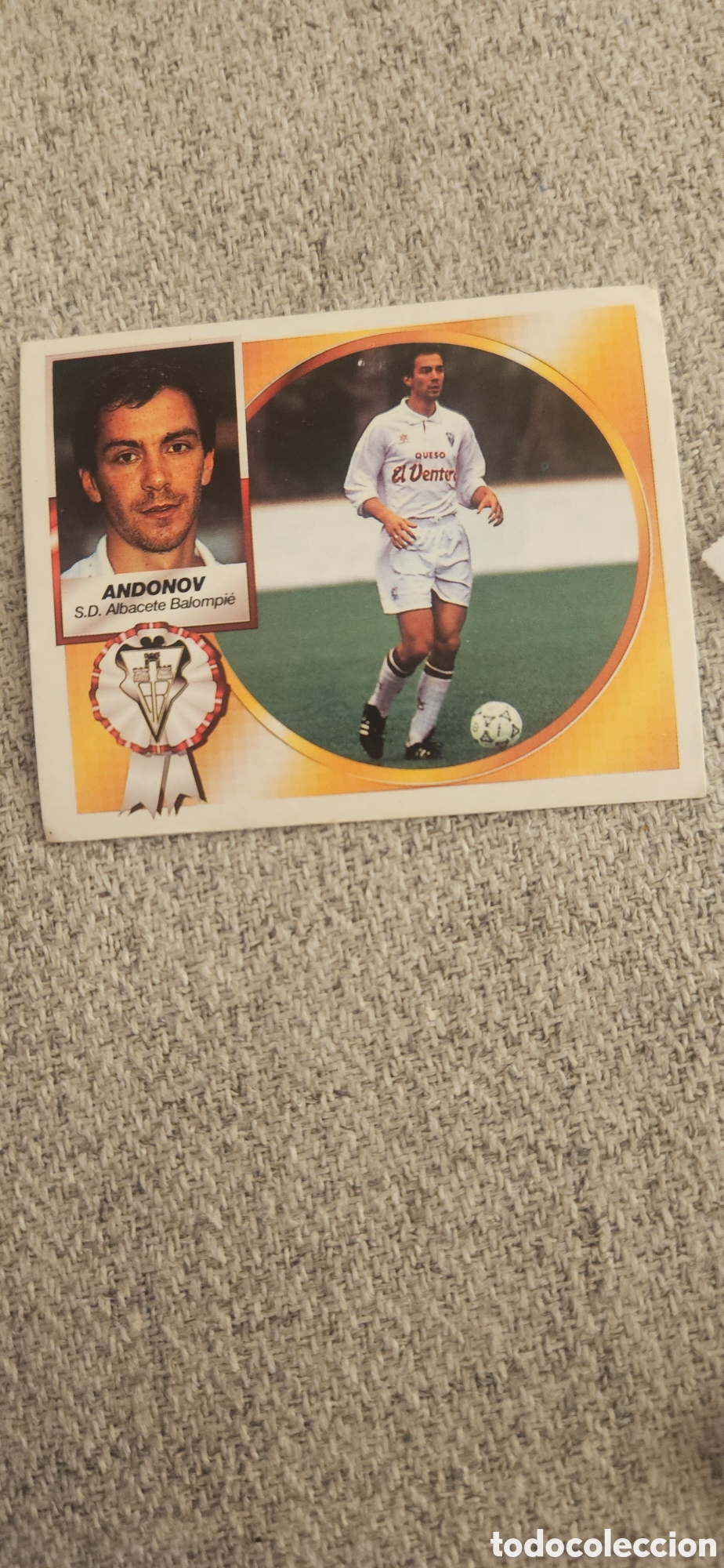 Cartes &agrave; collectionner de Football: Andonov Albacete coloca este 1994 1995 94 95