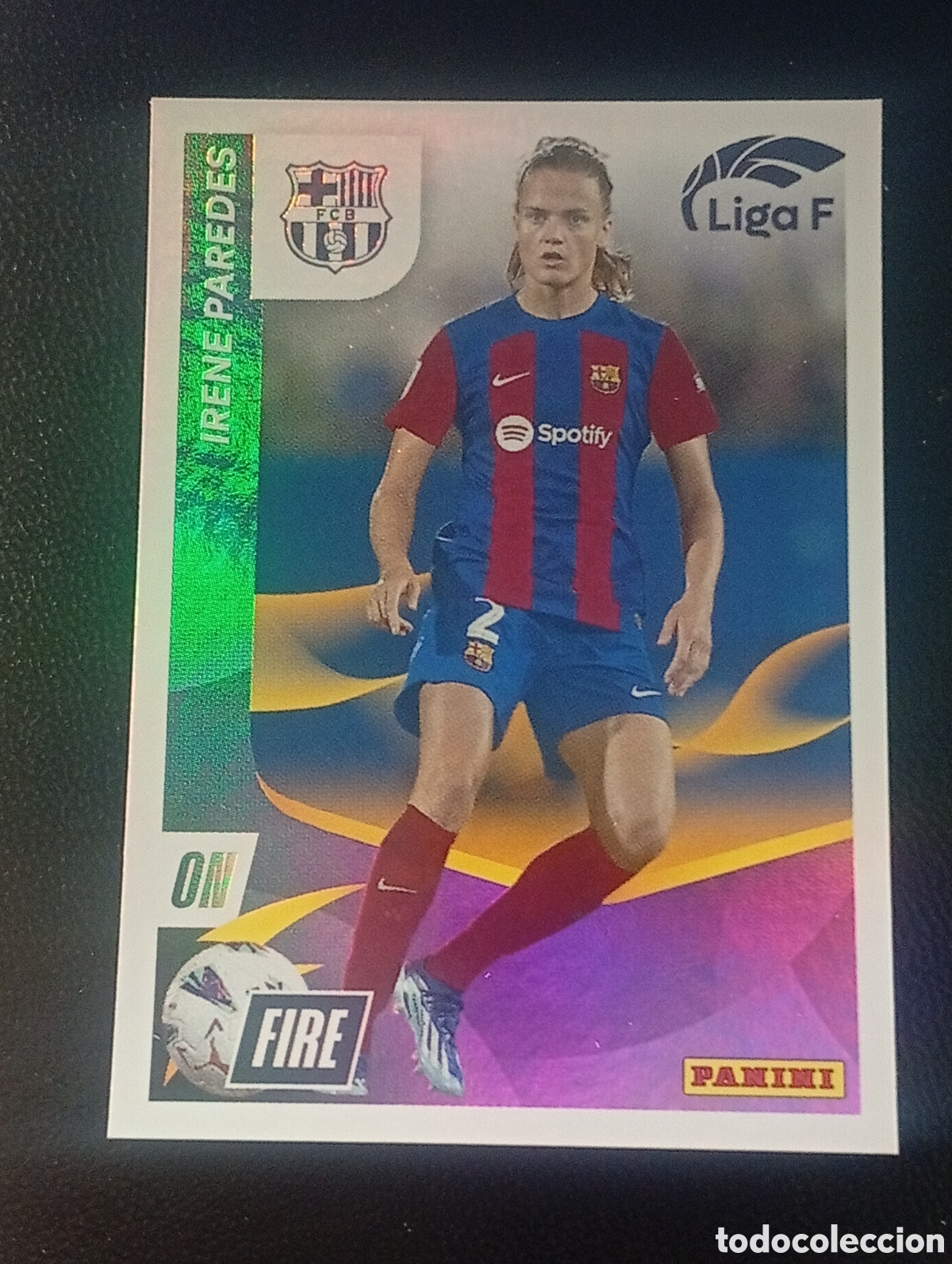 Fu&szlig;ball-Sticker: 335 IRENE PAREDES BARCELONA LIGA F FEMENINA FEM PANINI 2023 2024 23 24 CROMO STICKERS WOMEN