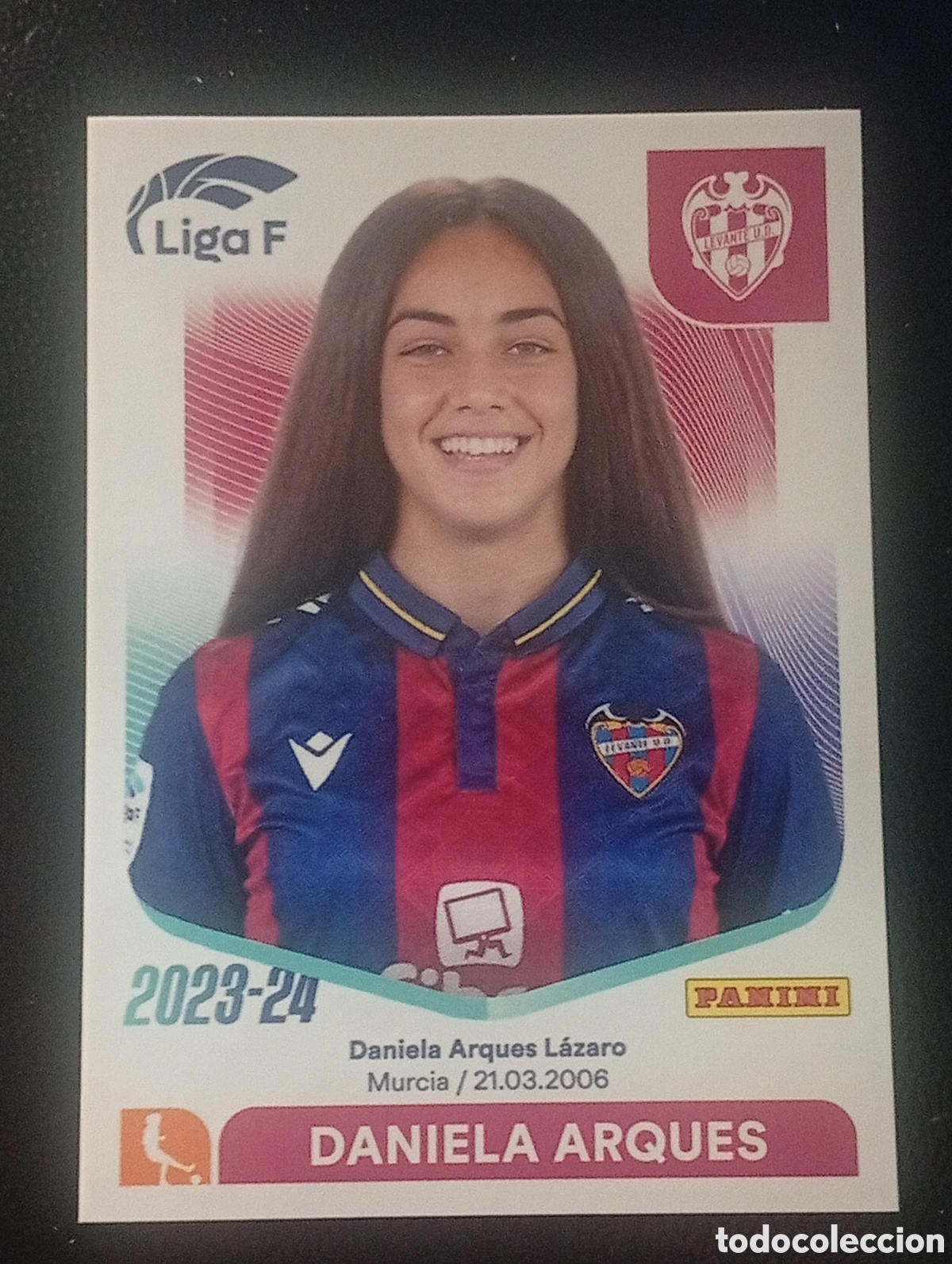 Figurine di Calcio: 175a DANIELA ARQUES LEVANTE LAS PLANAS LIGA F FEMENINA PANINI 2023 2024 23 24 STICKERS WOMEN 175 a