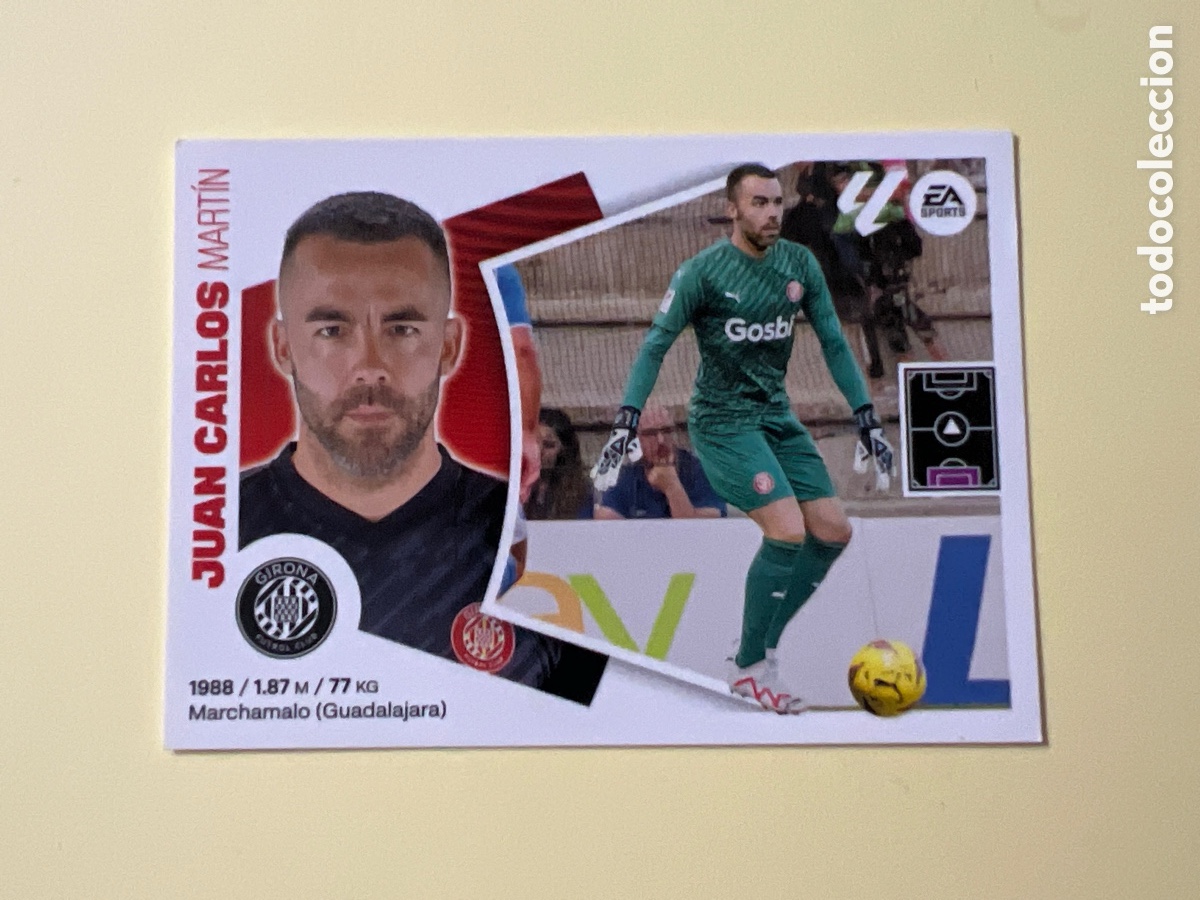 Figurine di Calcio: C4835. JUAN CARLOS GIRONA N&ordm; 4 LIGA ESTE 2024 2025 24 25 PANINI