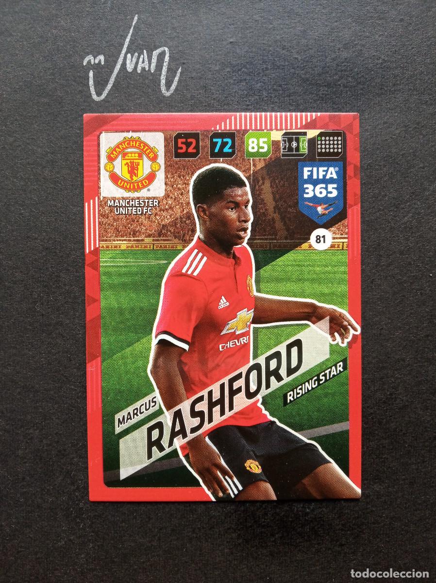 Football Stickers: 81 RISING STAR RASHFORD MANCHESTER UNITED BAR&Ccedil;A ⚽ PANINI &reg; FIFA 365 ADRENALYN 2017 2018 17 18 NUEVO