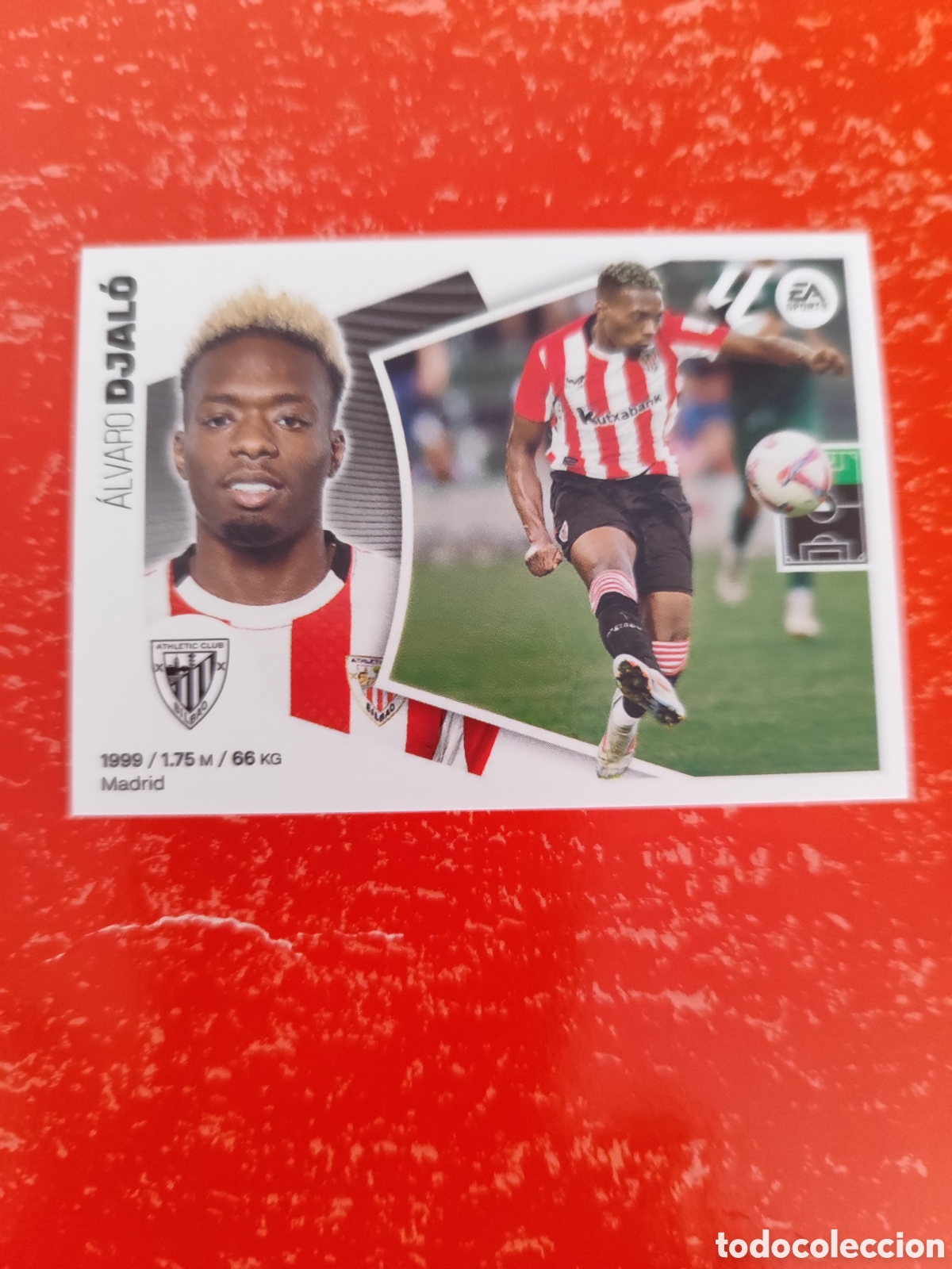 Cromos de Futebol: CROMO DJAL&Oacute; ATHLETIC CLUB DE BILBAO &Uacute;LTIMO FICHAJE N&Uacute;MERO 3. LIGA ESTE 24/25. SEGUNDA EDICI&Oacute;N.