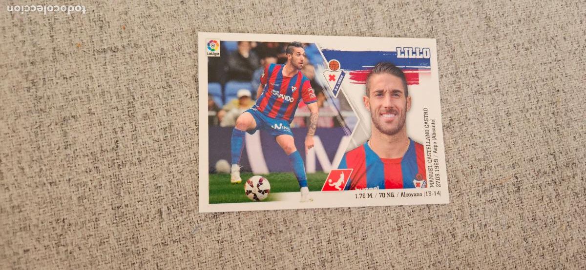Cromos de f&uacute;tbol: Lillo eibar e este 2015 2016 15 16 sin pegar - Foto 1