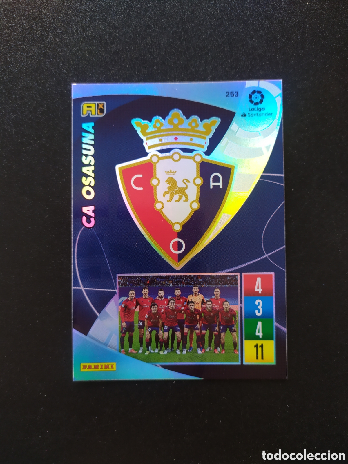 Cromos de F&uacute;tbol: Adrenalyn 2021 2022 21 22 panini escudo n&deg; 253 Osasuna