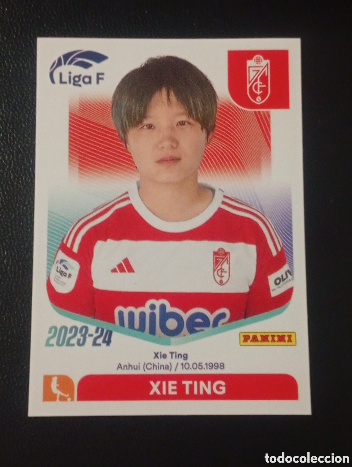 Fu&szlig;ball-Sticker: 135 XIE TING GRANADA LIGA F FEMENINA PANINI 2023 2024 23 24 CROMO STICKERS WOMEN