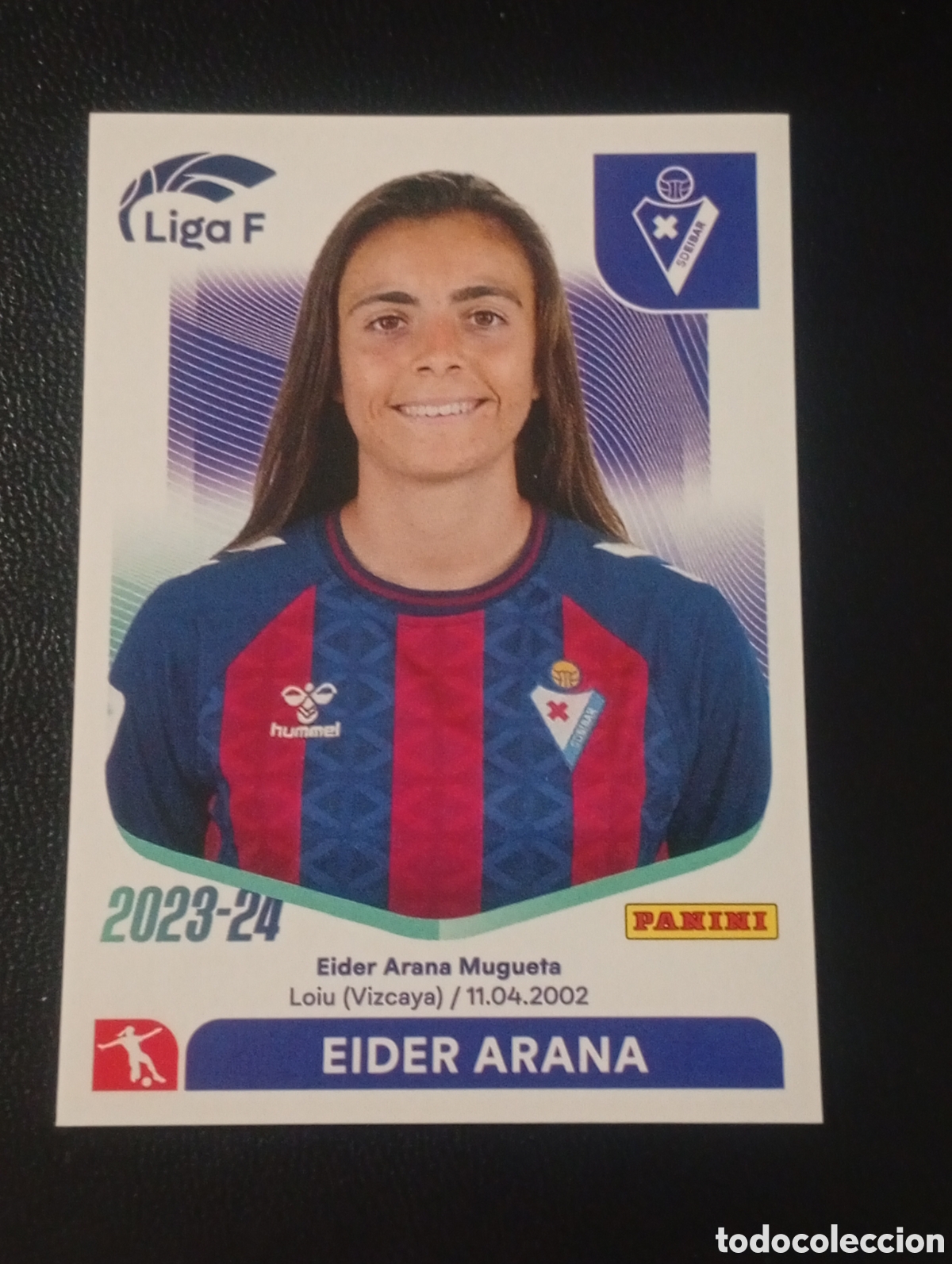 Fu&szlig;ball-Sticker: 110 EIDER ARANA EIBAR LIGA F FEMENINA PANINI 2023 2024 23 24 CROMO STICKERS WOMEN