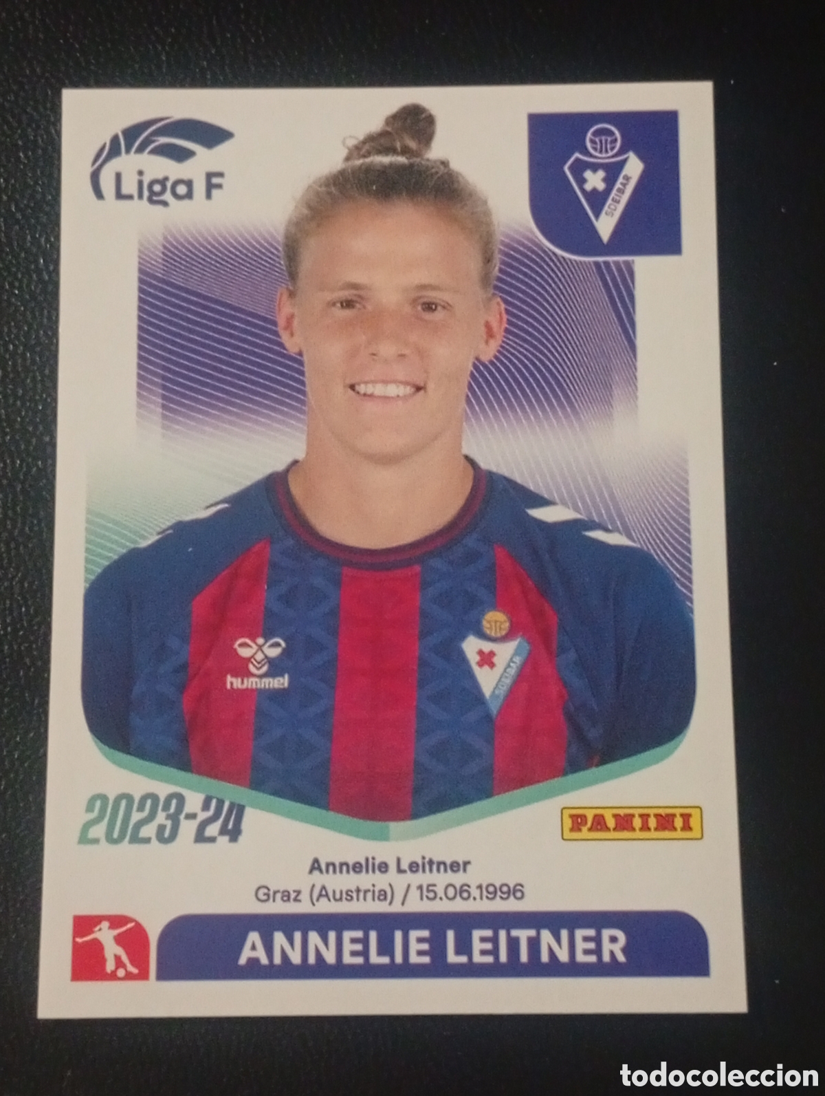 Figurine di Calcio: 106 ANNELIE LEITNER EIBAR LIGA F FEMENINA PANINI 2023 2024 23 24 CROMO STICKERS WOMEN