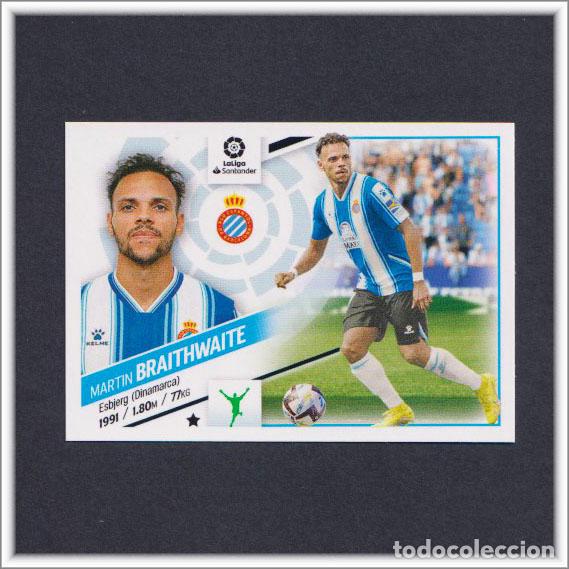 Cromos de Futebol: LIGA ESTE 2022 2023 22 23 PANINI BRAITHWAITE N&ordm; 63 FICHAJE ESPANYOL COLECCI&Oacute;N ALBUM 4&ordf; EDICI&Oacute;N