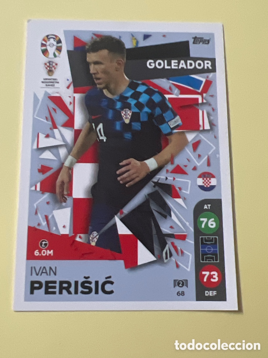 Figurine di Calcio: C2443. TOPPS LIDL EURO 2024 - 68 IVAN PERISIC (CROACIA)