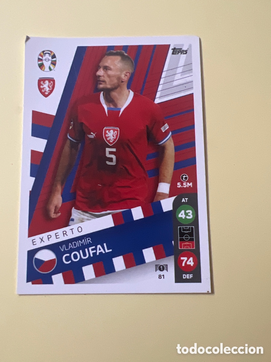 Figurine di Calcio: C2445. vladimir coufal 81 euro 2024 alemania topps supermercados lidl