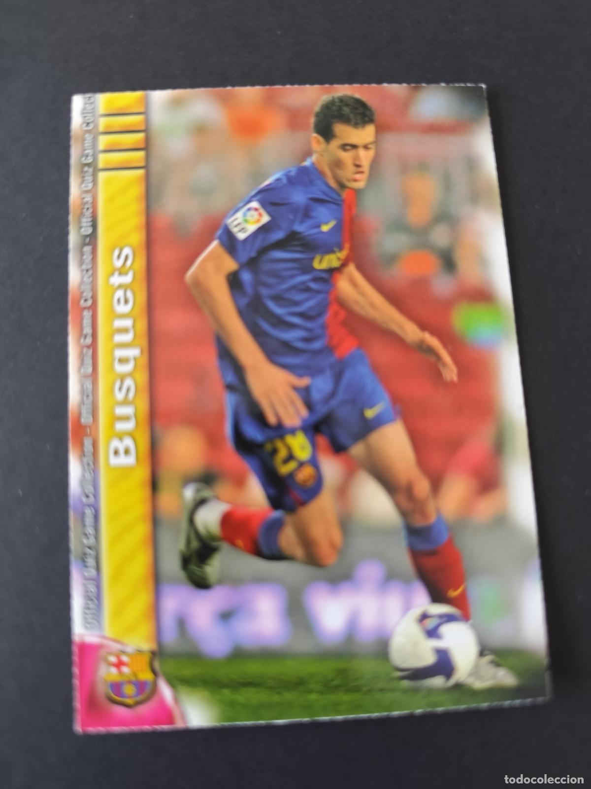 Cromos de F&uacute;tbol: CORREGIDO 12 BUSQUETS BARCELONA BAR&Ccedil;A MUNDICROMO FICHAS LIGA 2009 2010 09 10 PEDIDO M&Iacute;NIMO 2&euro;