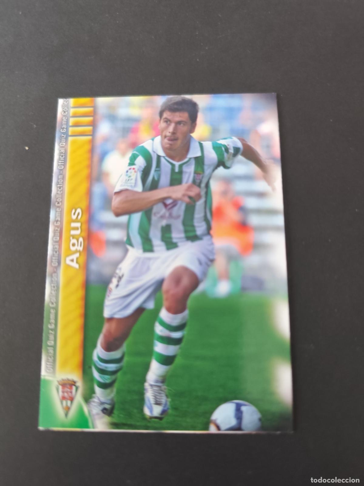 Cromos de f&uacute;tbol: 968 AGUS C&Oacute;RDOBA MUNDICROMO FICHAS LIGA 2009 2010 09 10 PEDIDO M&Iacute;NIMO 2&euro;