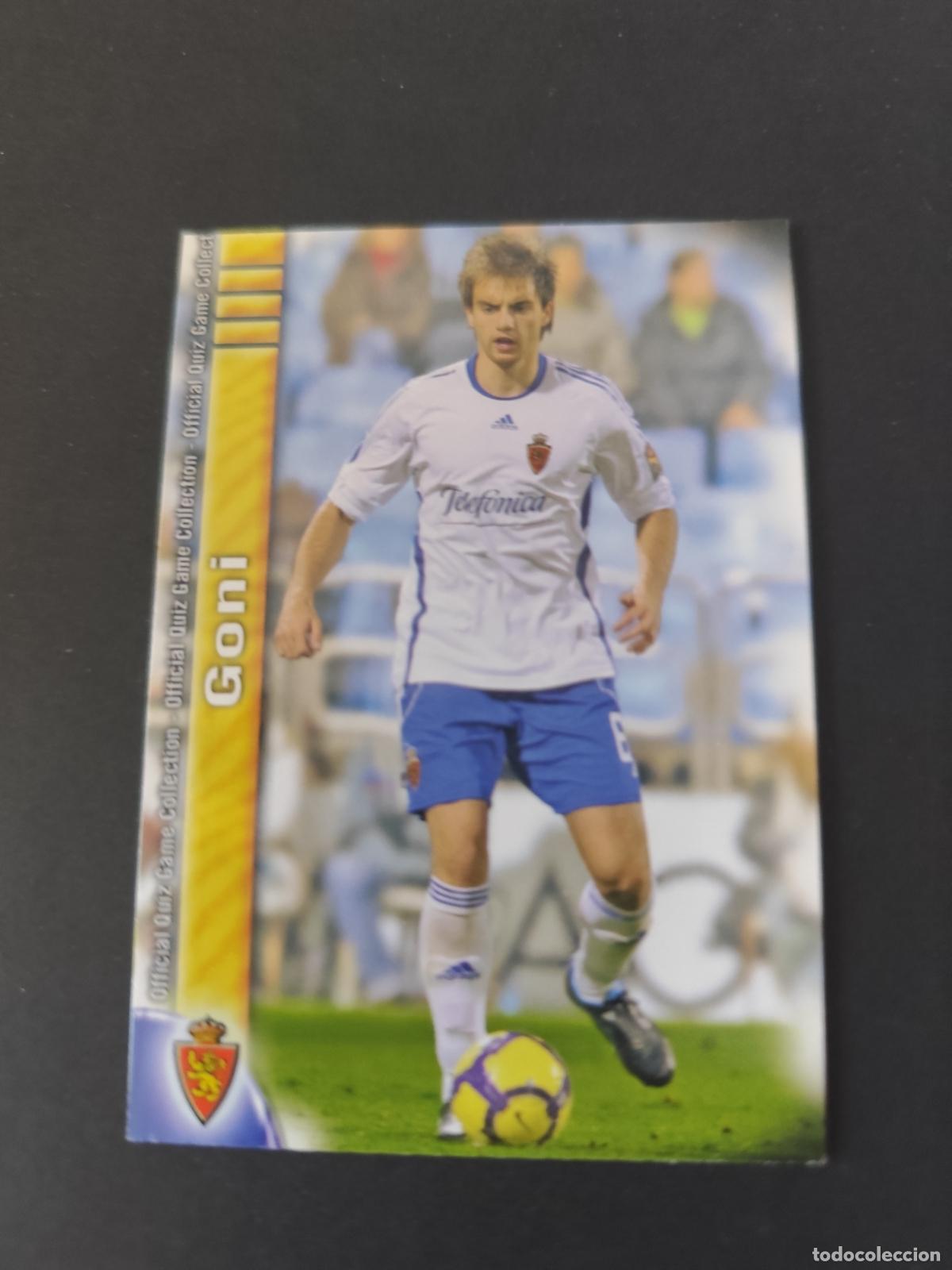 Figurine di Calcio: 1218 GONI ZARAGOZA MUNDICROMO FICHAS LIGA 2009 2010 09 10 PEDIDO M&Iacute;NIMO 2&euro;