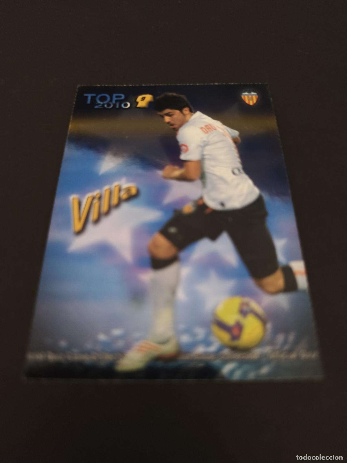 Figurine di Calcio: 626 VILLA VALENCIA TOP AZUL MUNDICROMO FICHAS LIGA 2009 2010 09 10 PEDIDO M&Iacute;NIMO 2&euro;