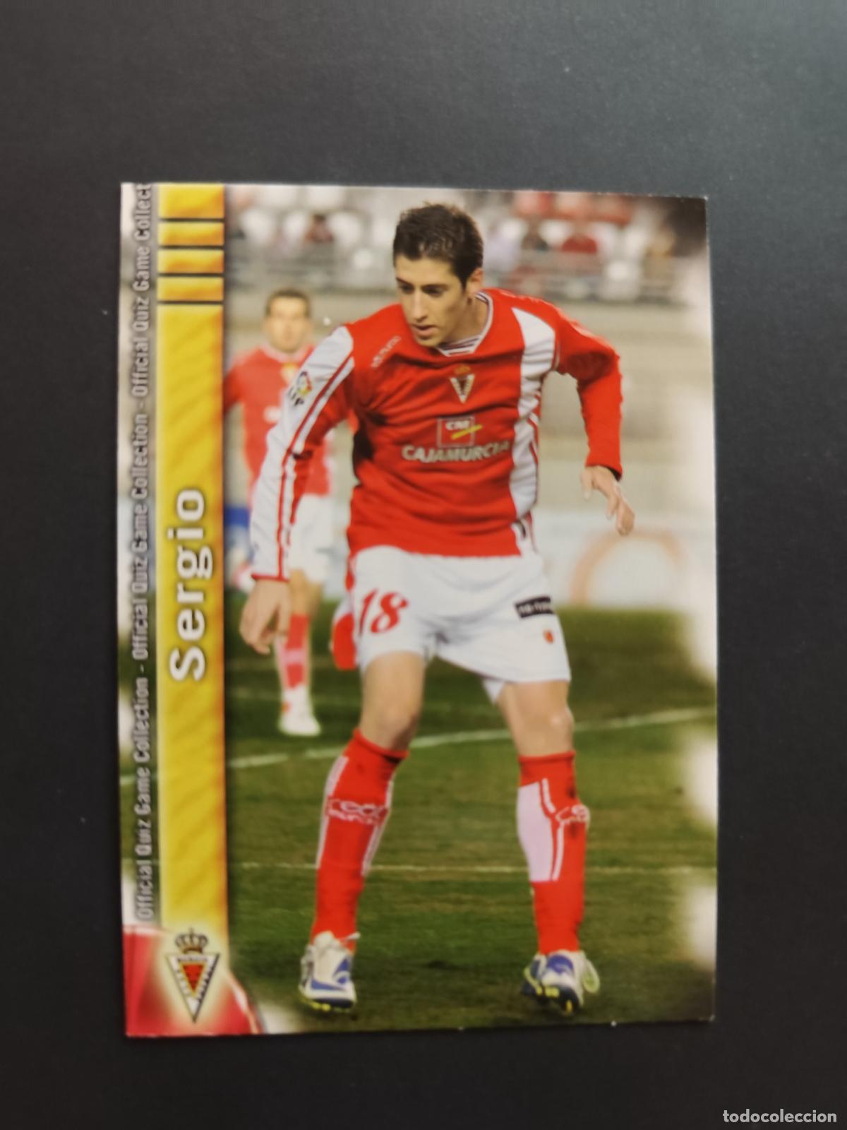 Cromos de F&uacute;tbol: 1273 SERGIO REAL MURCIA MUNDICROMO FICHAS LIGA 2009 2010 09 10 PEDIDO M&Iacute;NIMO 2&euro;