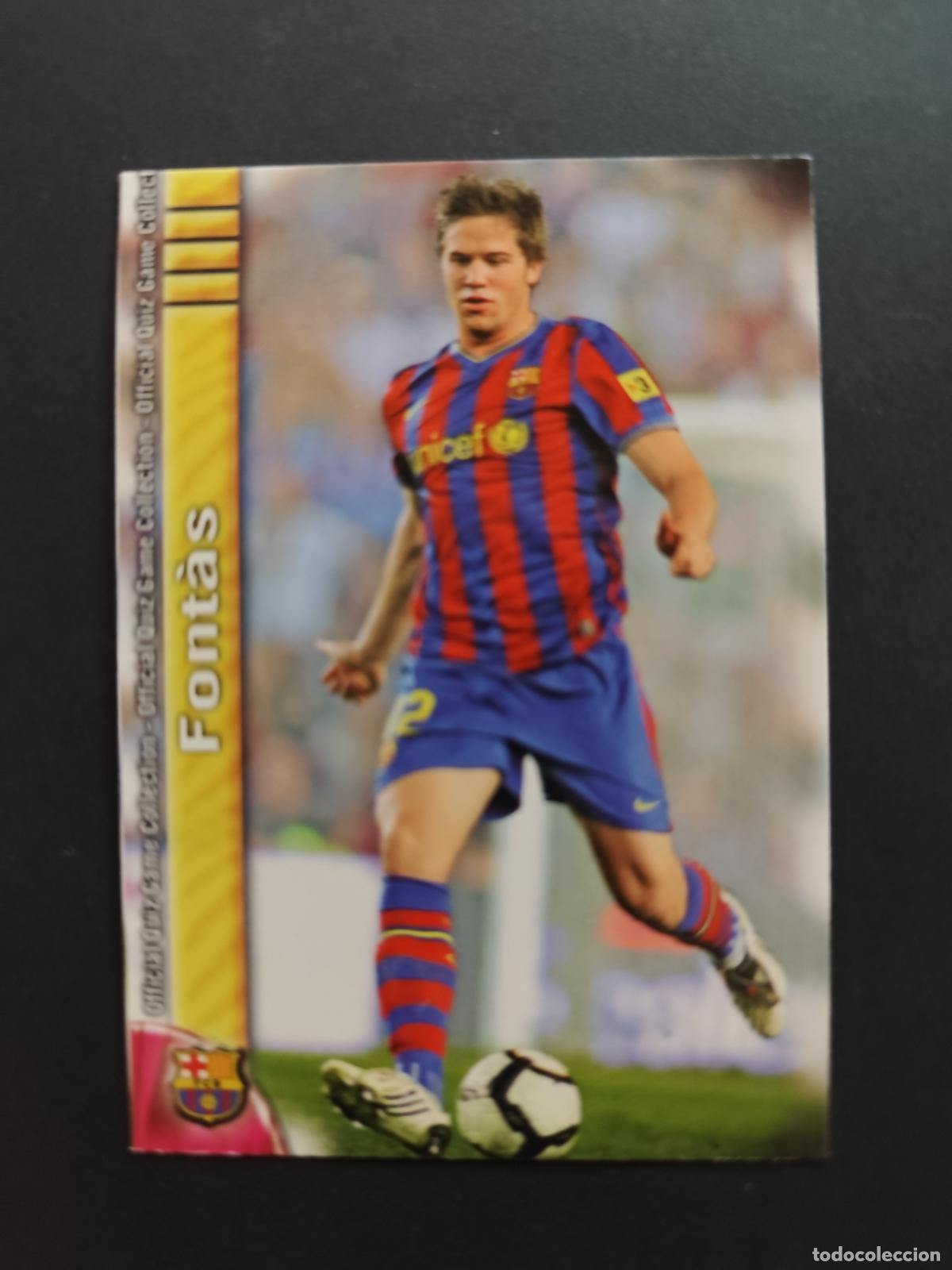 Cromos de Futebol: 1178 FONT&Aacute;S BARCELONA BAR&Ccedil;A MUNDICROMO FICHAS LIGA 2009 2010 09 10 PEDIDO M&Iacute;NIMO 2&euro;