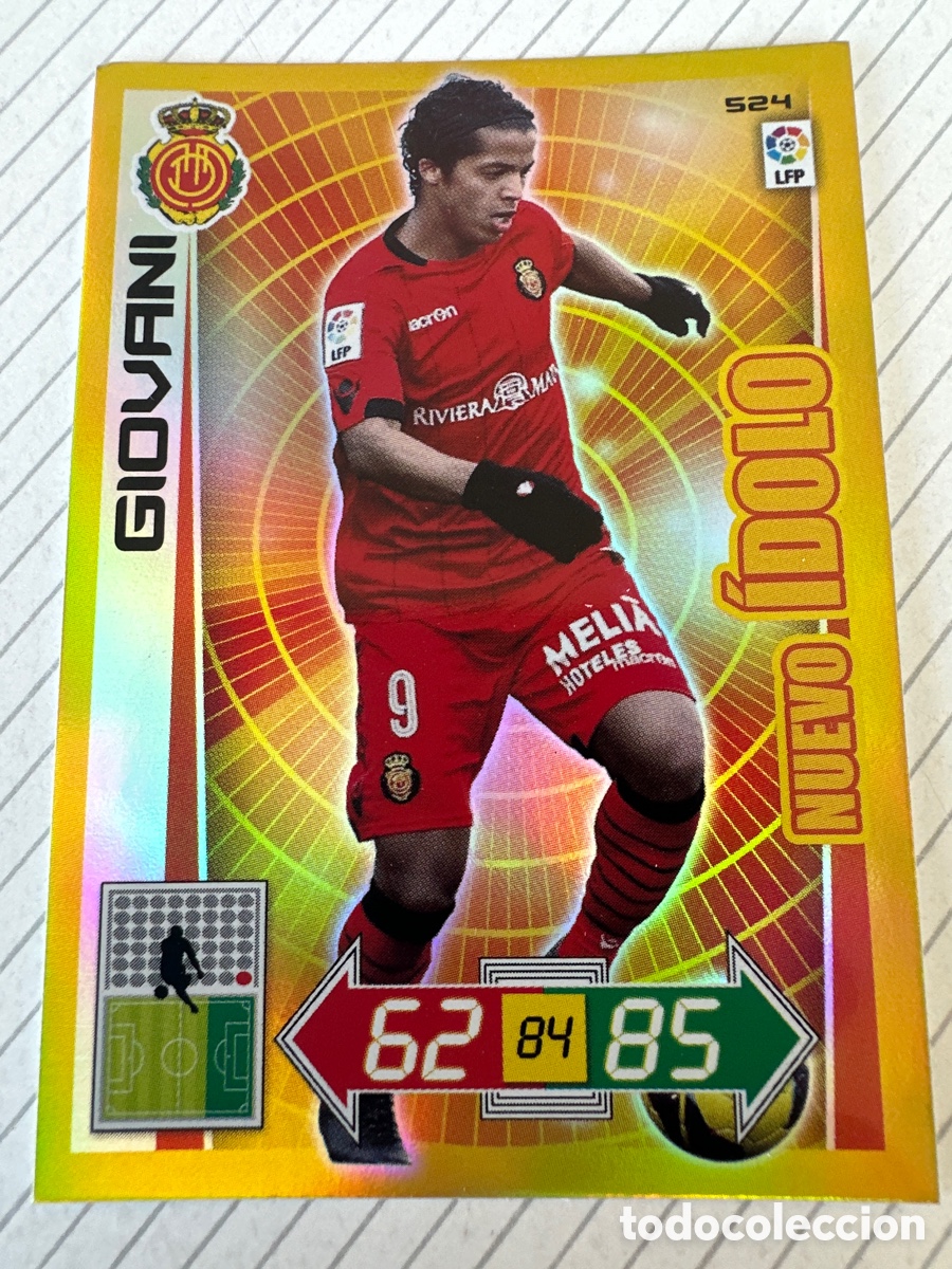 Figurine di Calcio: GIOVANI (MALLORCA) NUEVO &Iacute;DOLO ADRENALYN LIGA BBVA 2012-2013 12 13