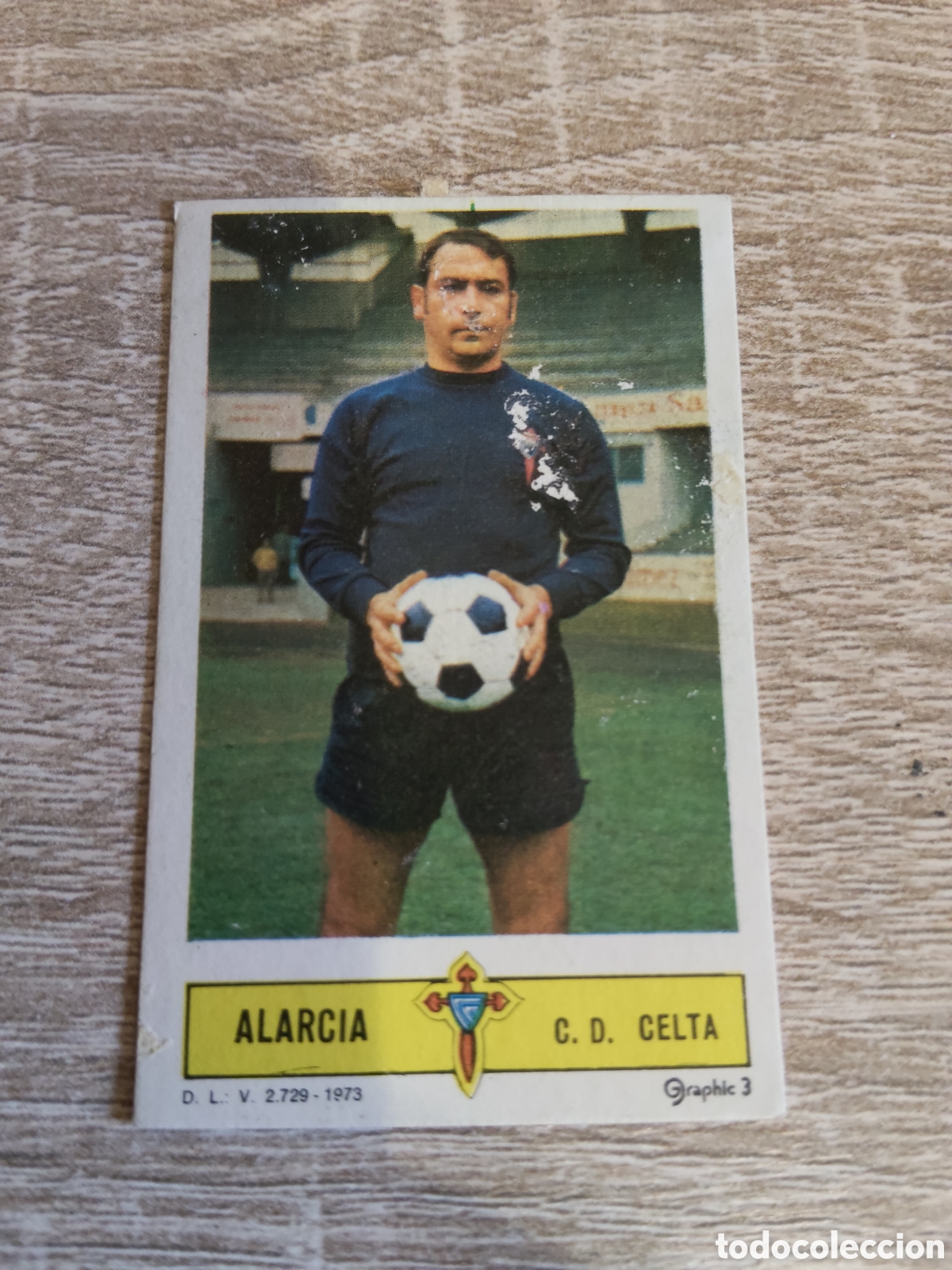 Cromos de F&uacute;tbol: Alarcia Celta de Vigo liga 1973 1974 73 74 ediciones este