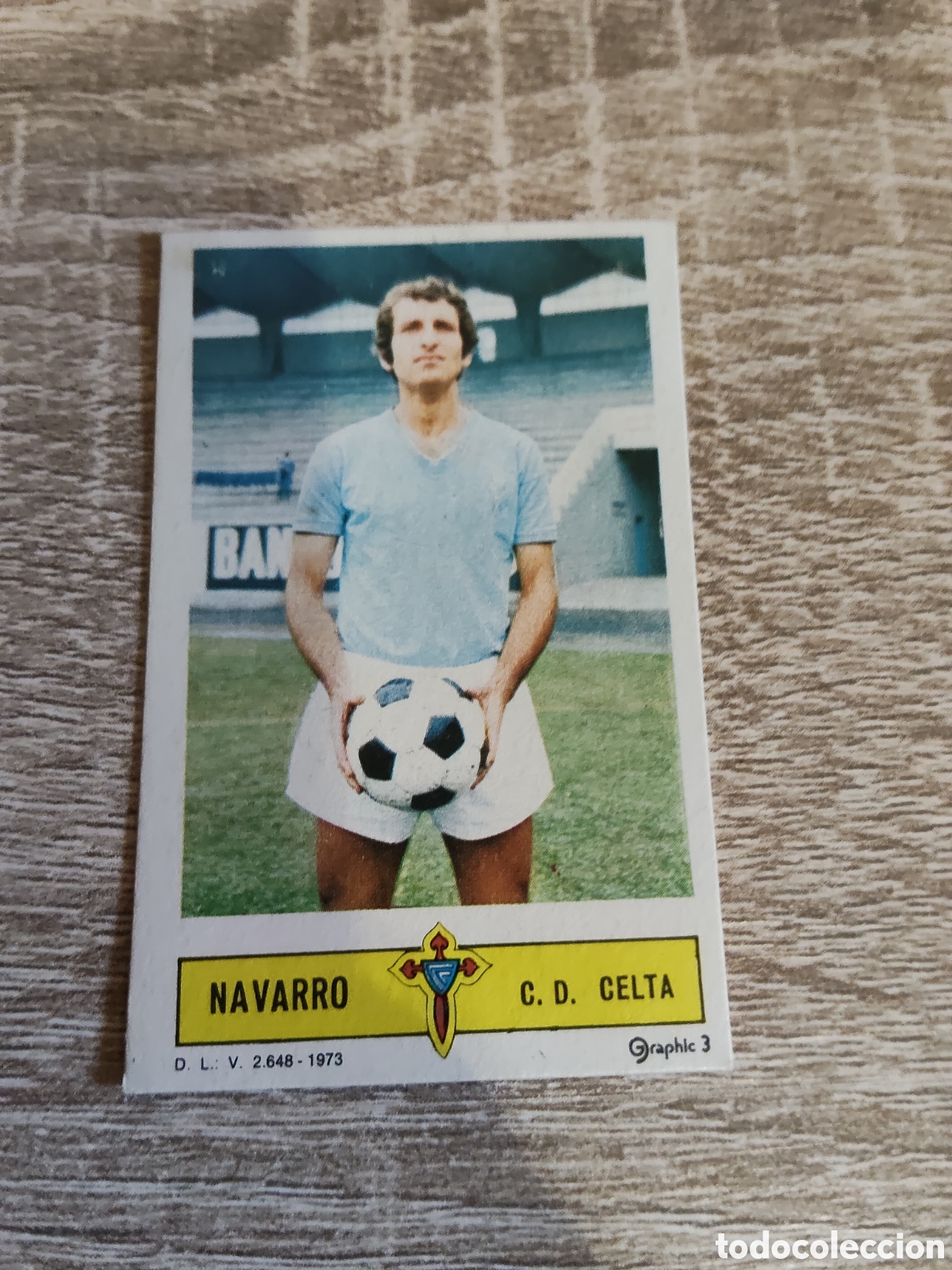 Cromos de F&uacute;tbol: Navarro Celta de Vigo liga 1973 1974 73 74 ediciones este