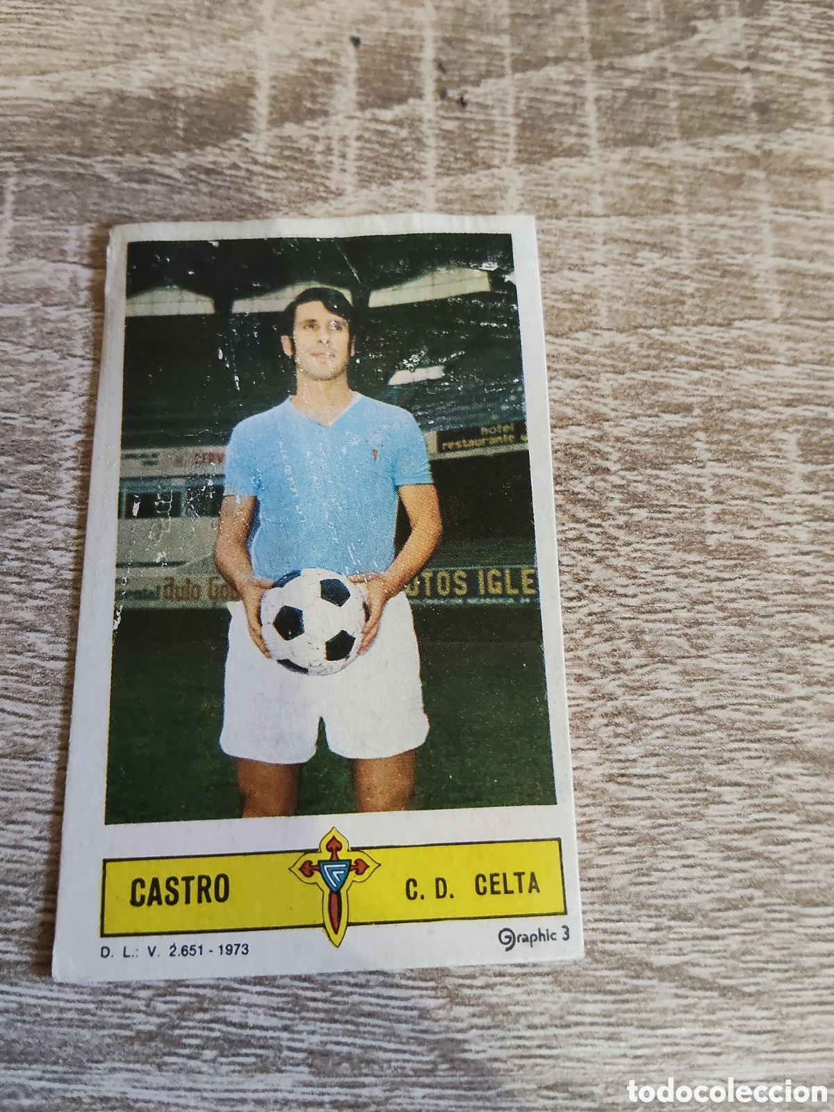 Cromos de F&uacute;tbol: Castro Celta de Vigo liga 1973 1974 73 74 ediciones este