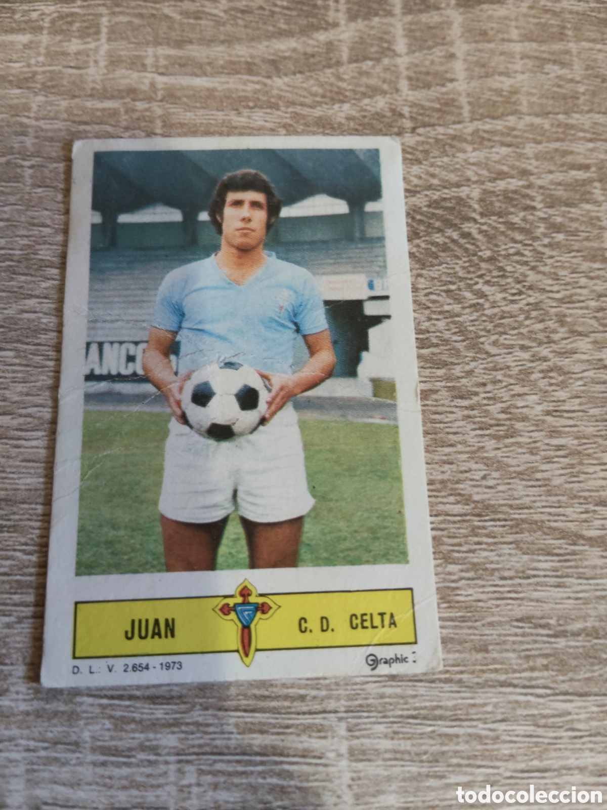 Cromos de F&uacute;tbol: Juan Celta de Vigo liga 1973 1974 73 74 ediciones este