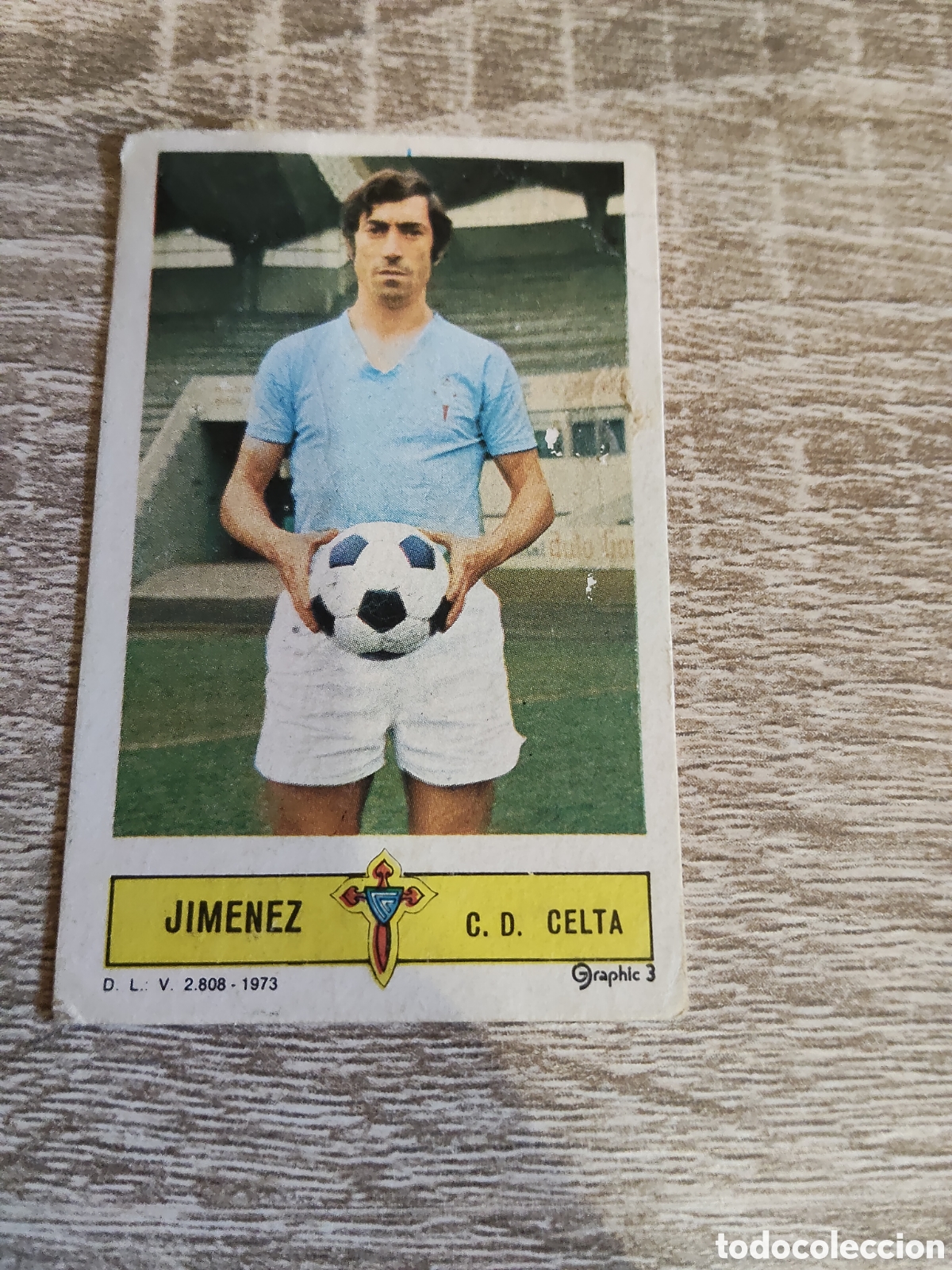 Cromos de F&uacute;tbol: Jim&eacute;nez Celta de Vigo liga 1973 1974 73 74 ediciones este