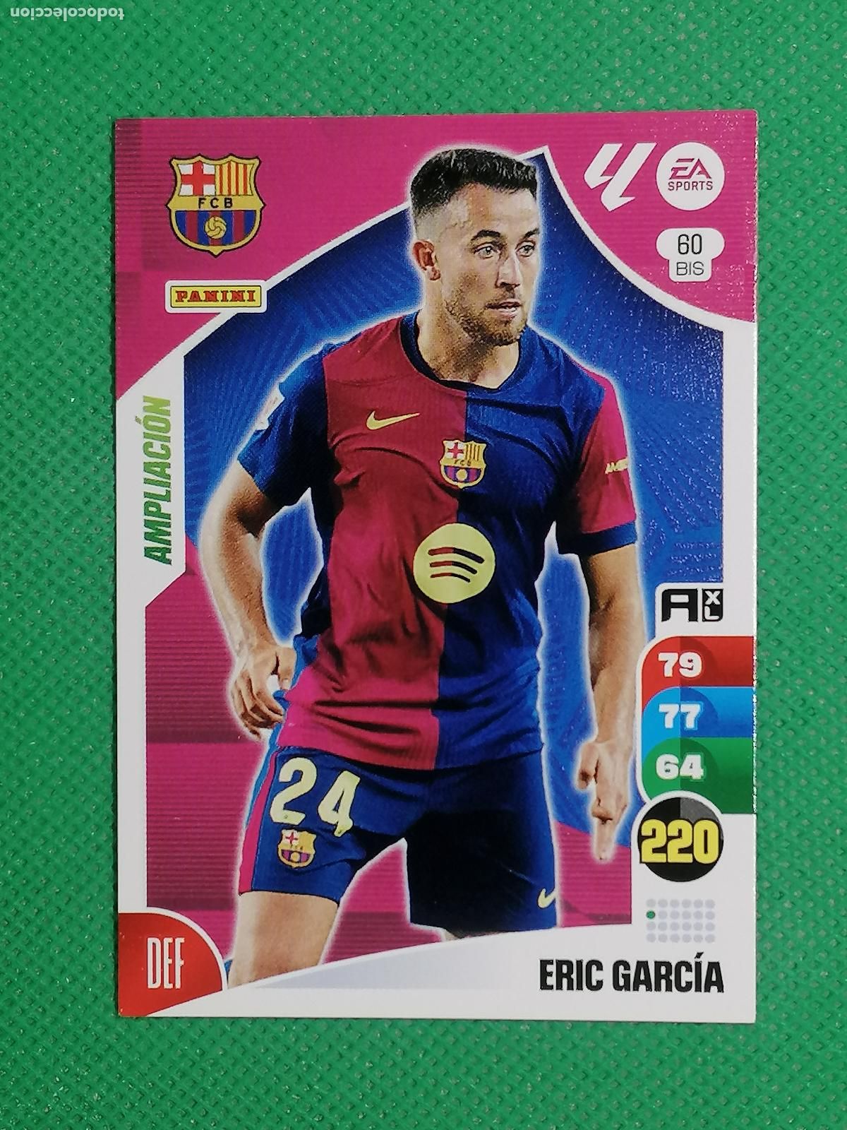 Figurine di Calcio: 60 BIS 60BIS ERIC GARCIA BARCELONA AMPLIACION ⚽ PANINI LIGA ADRENALYN XL 2024 2025 24 25 ⚽